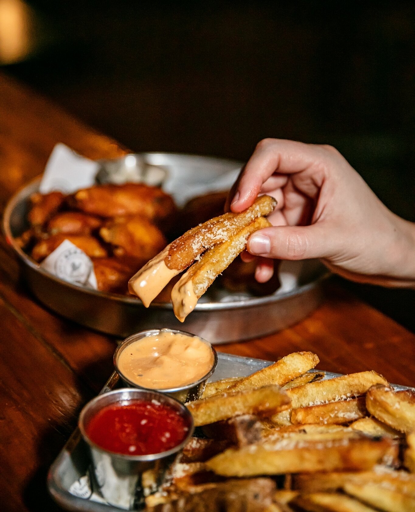 Everything is better with french fries! ⁠
⁠
for Menu and Reservations:⁠
turntable32.com