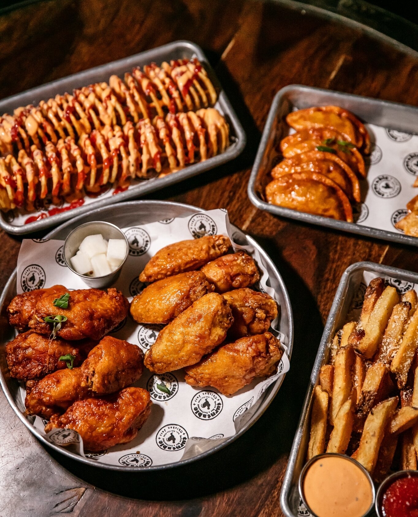 A low key speakeasy with incredible food and drinks...plus, private Karaoke rooms!⁠
⁠
We're famous for our Korean Fried Chicken!⁠
⁠
Located in K-Town at⁠
34-36 W 32nd Street (5th Floor)⁠
New York, NY!⁠
⁠
Food Delivery is available with Grubhub, Doord
