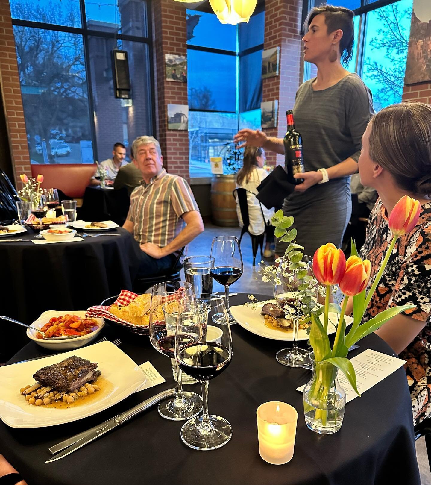 A few photos from last night&rsquo;s Chef &amp; Somm dinner: Italy from North to South with @classicbevco! 

#cletochiarli #downtowndurango #durangocolorado #durangowinescene #italianfoodandwine #primidurango