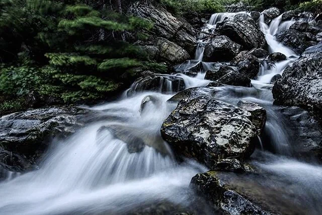 A small waterfall hidden on a trail near Cosley Lake in Glacier National Park. 
#gocaptivated #waterfallsfordays #glaciernationalpark #modernwild #splendidearth #earthshotz #moodygrams #longexposureshots #longexpoelite #waterfall #chasingwaterfalls #