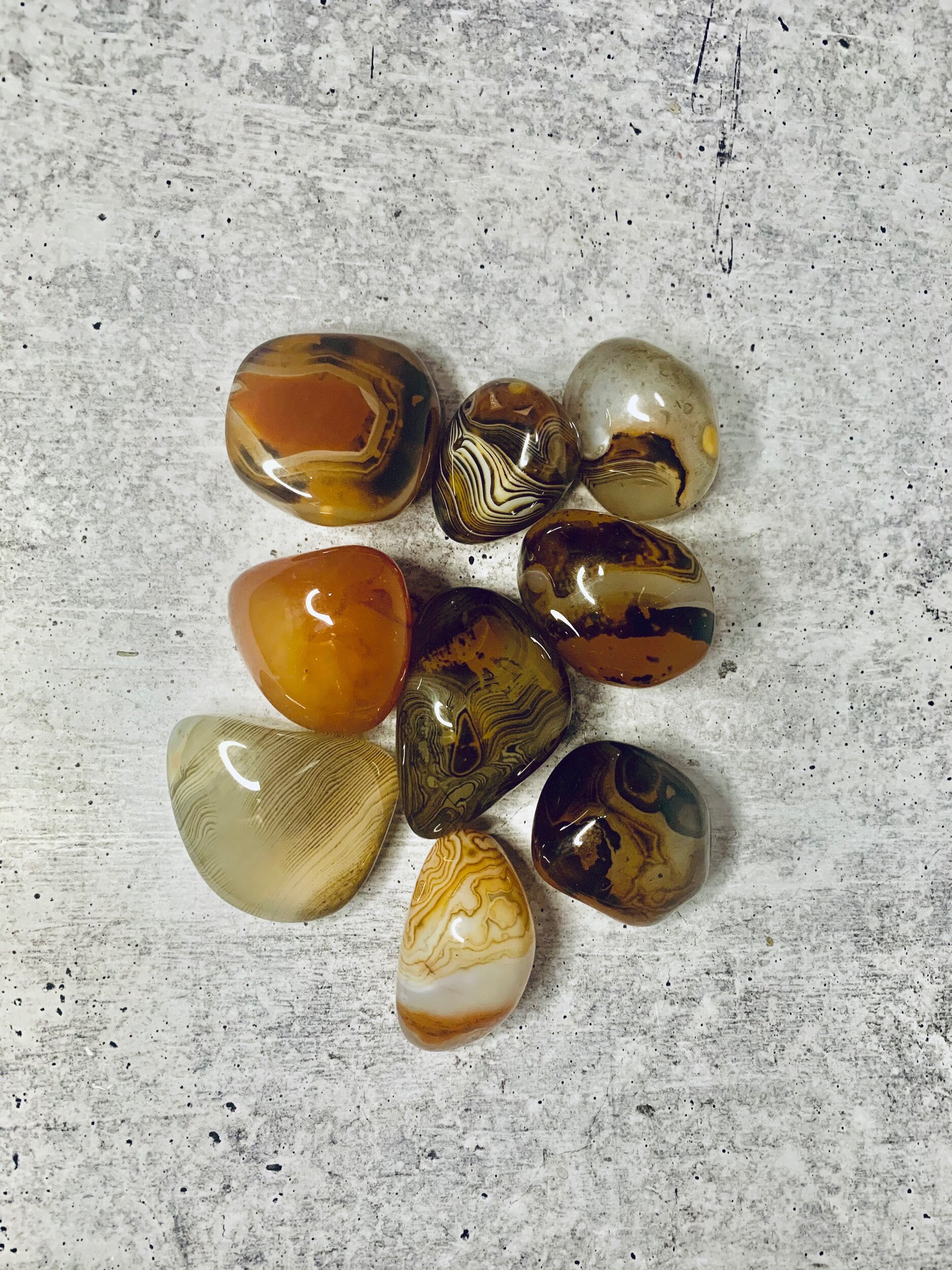 Sardonyx Palm Stone