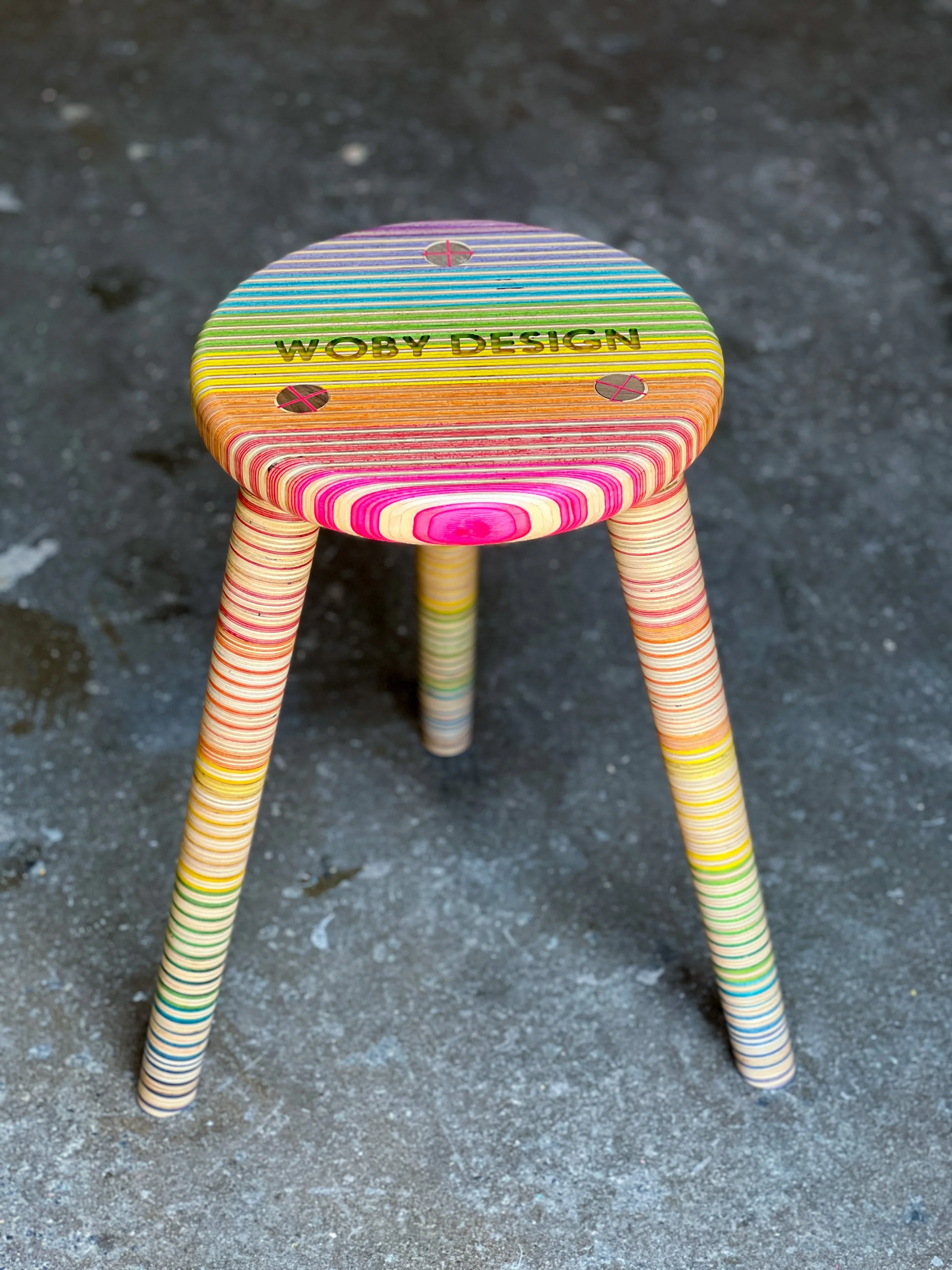 RAINBOW STOOL — Woby Design