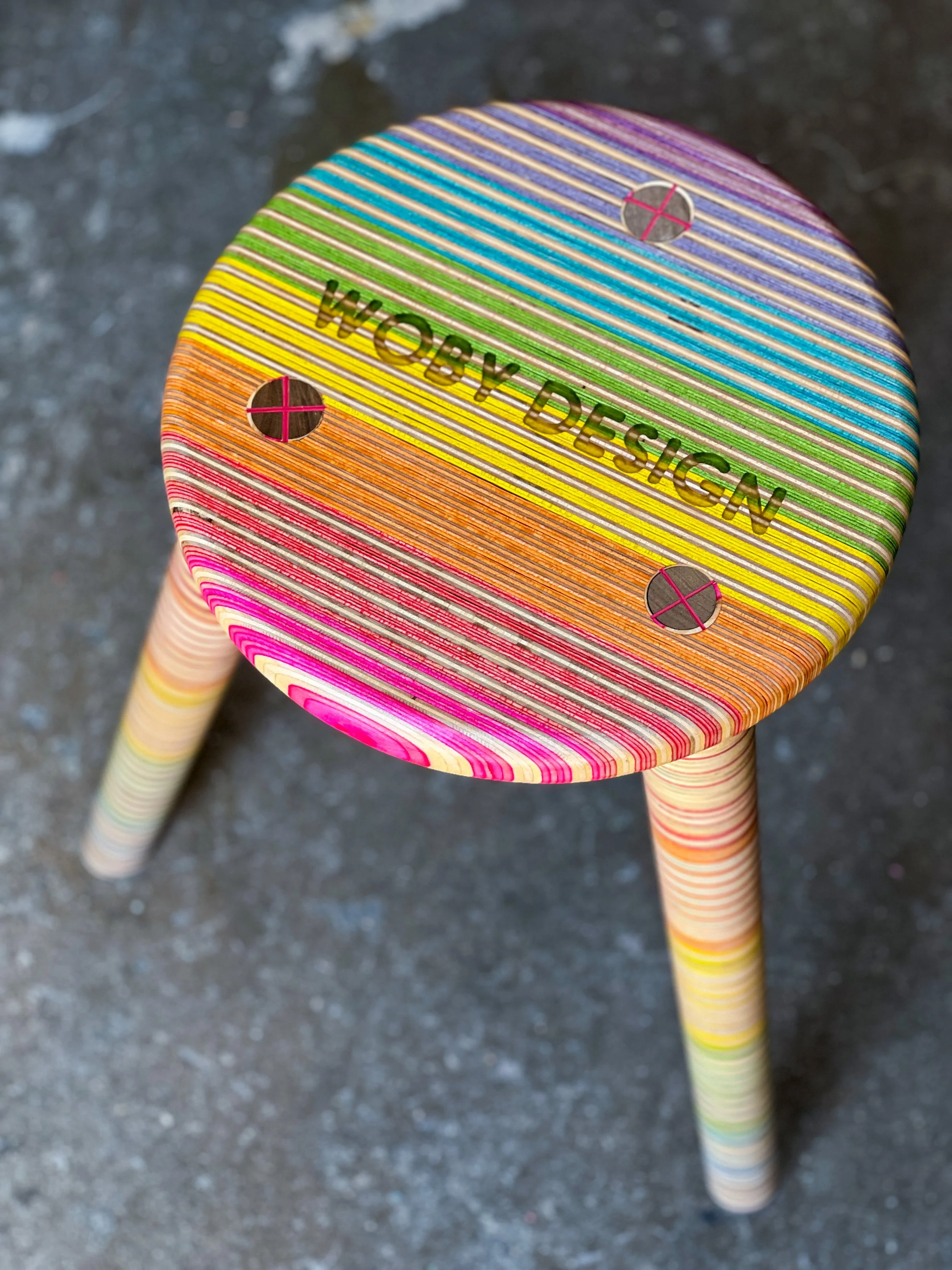 RAINBOW STOOL — Woby Design
