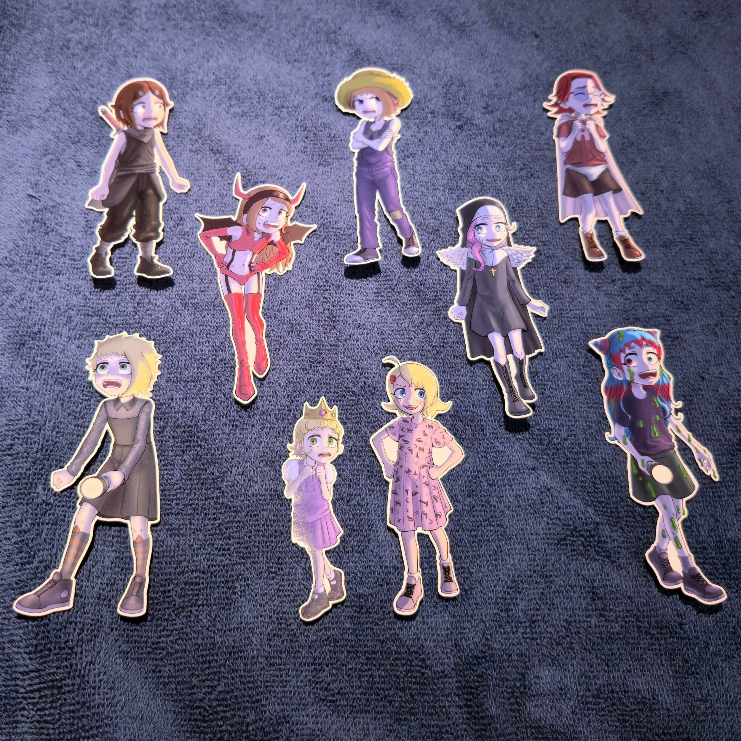 666 Exploring Girls Stickers