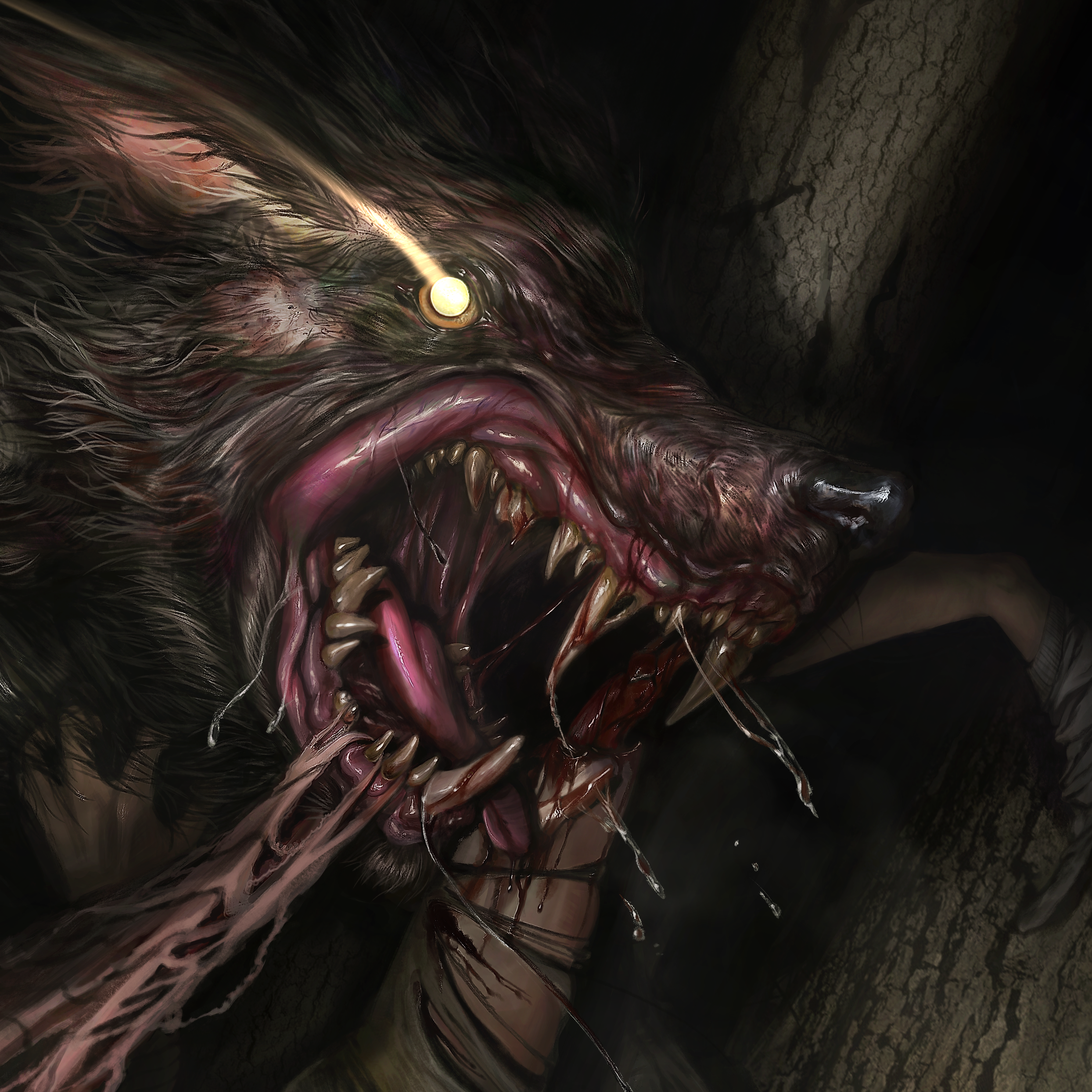 666 Skinwalker Attack Poster