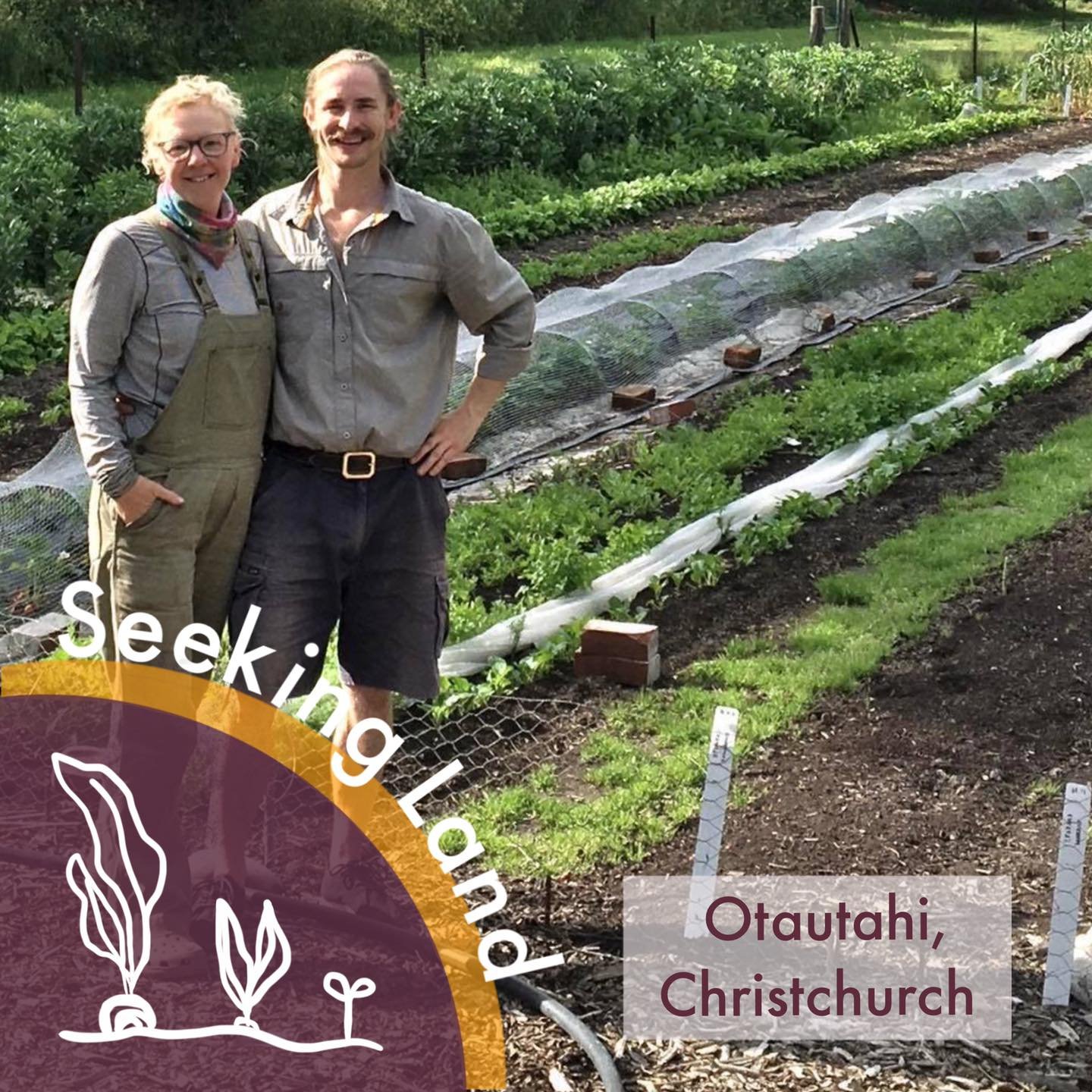 SEEKING LAND - Ōtautahi, Christchurch. Jamie and Craig describe themselves as a young(ish), energetic whanau looking to set down roots and steward a small piece of land. This is not a quick project, but rather a grand dream of building healthy soils,