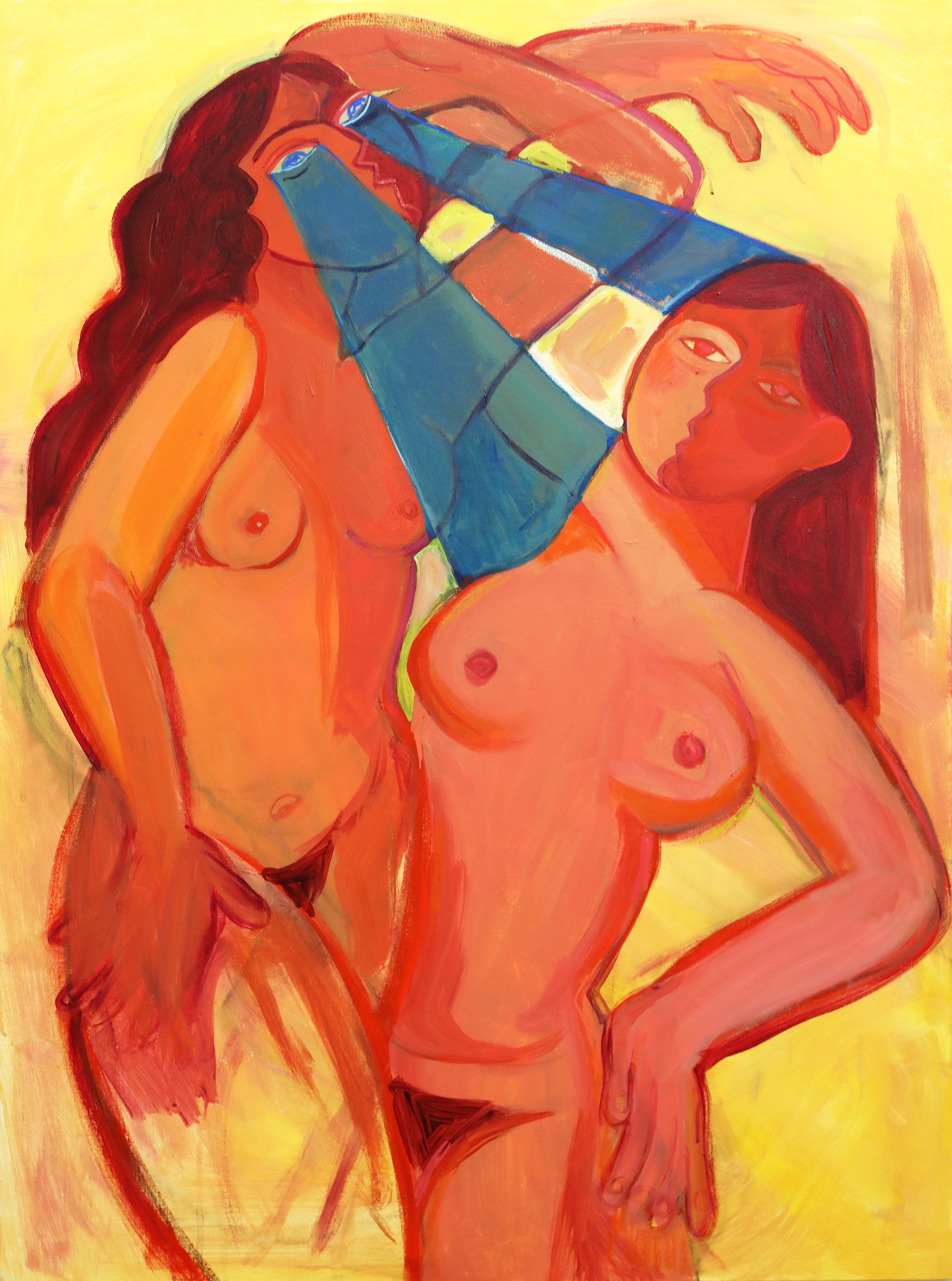 Witness , 2018, 30” x 40”, Acrylic on canvas