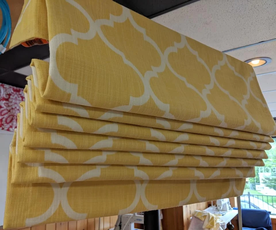 Flat Roman Shade using the Pro Design Wand Control Motor Kit Lift System