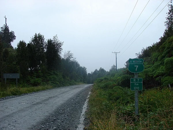 Chili, Région X, Route 7, Kilomètre 100
