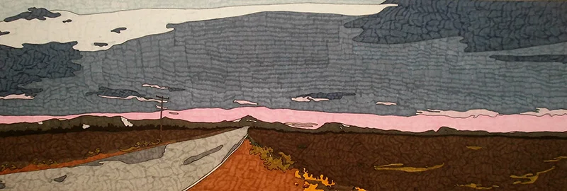 Route , 20/60cm, feutres sur papier