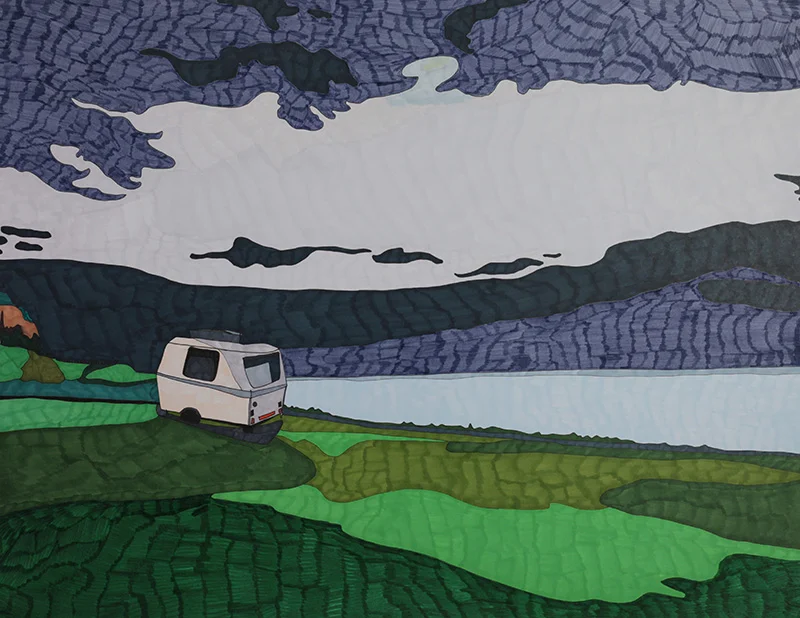 Caravane , 50/65 cm, feutres sur papier