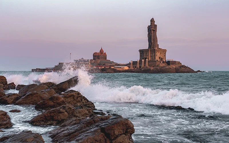 Kanyakumari, la pointe de l'Inde.