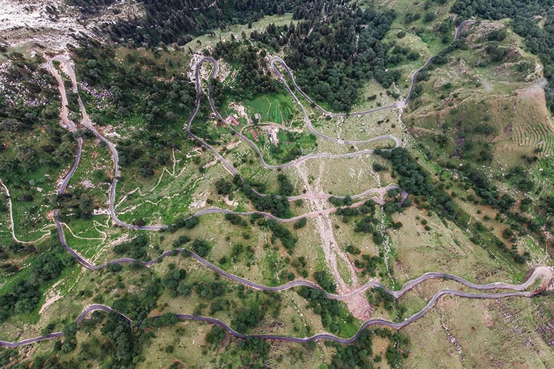 Route du nord de l’Inde.