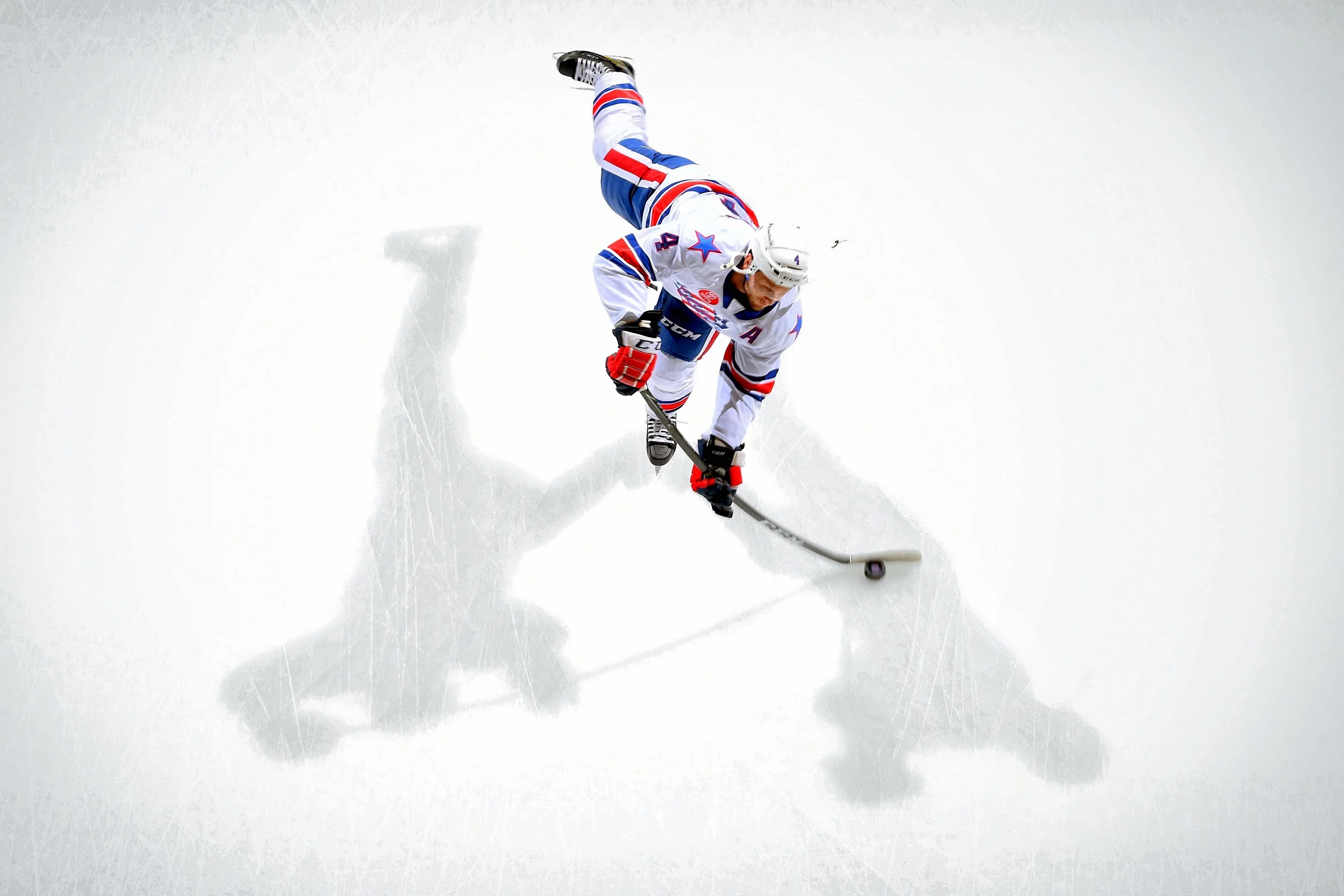 Rochester Americans Defenseman, Nathan Paetsch, takes his shot 