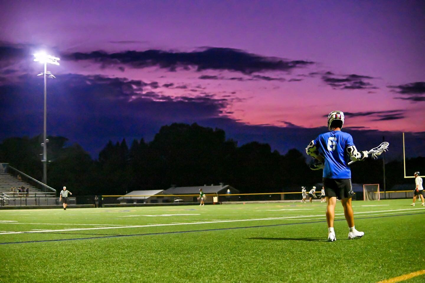 Just a lovely night of Lacrosse… before the rains came in ๐ฅ