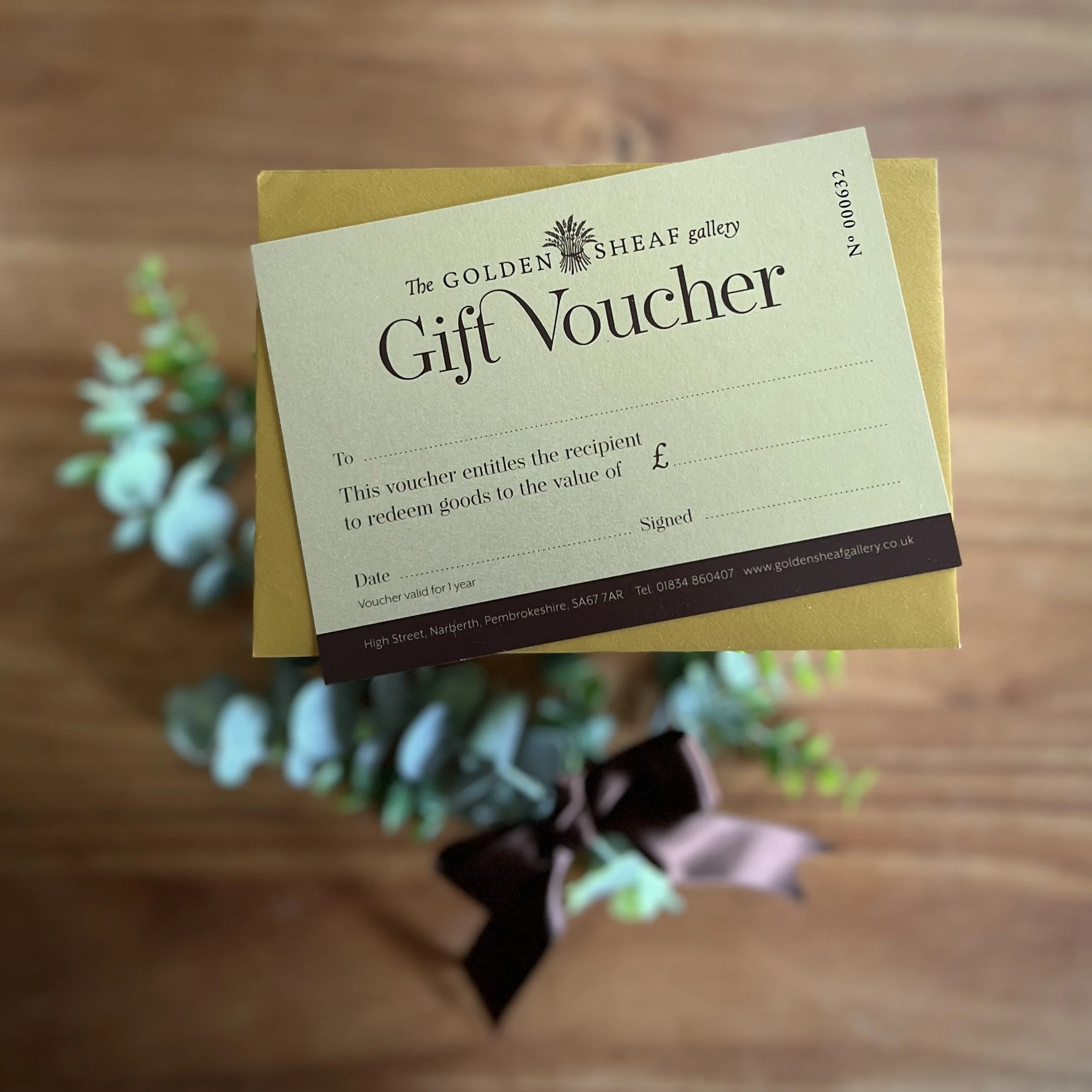 Golden Sheaf Gift Voucher
