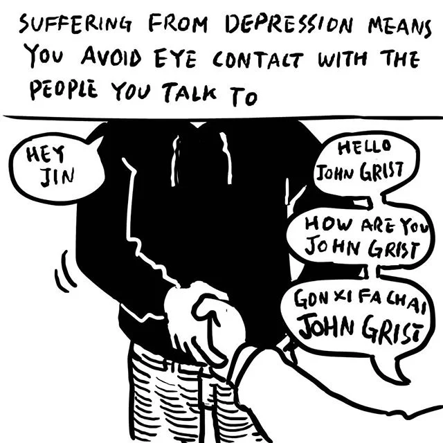 Yeah I'm pretty much just lifejournals now. #depression #bodyimage #comic #cathy #whowouldevenknowthisreference #johngrist #gongxifacai