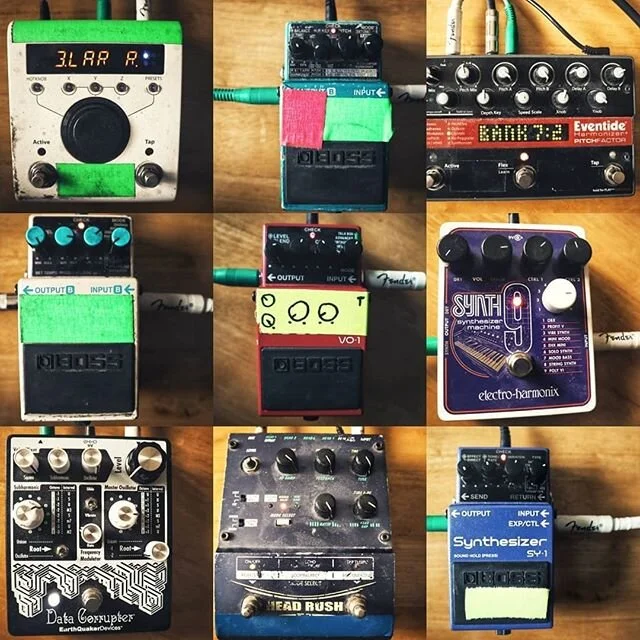 I've made a sample pack from some of my favorite guitar pedals during lockdown. This is free to download and use, if you are in a position to donate towards @womens_aid I would really appreciate it. 
Thanks and enjoy! 
Link in bio