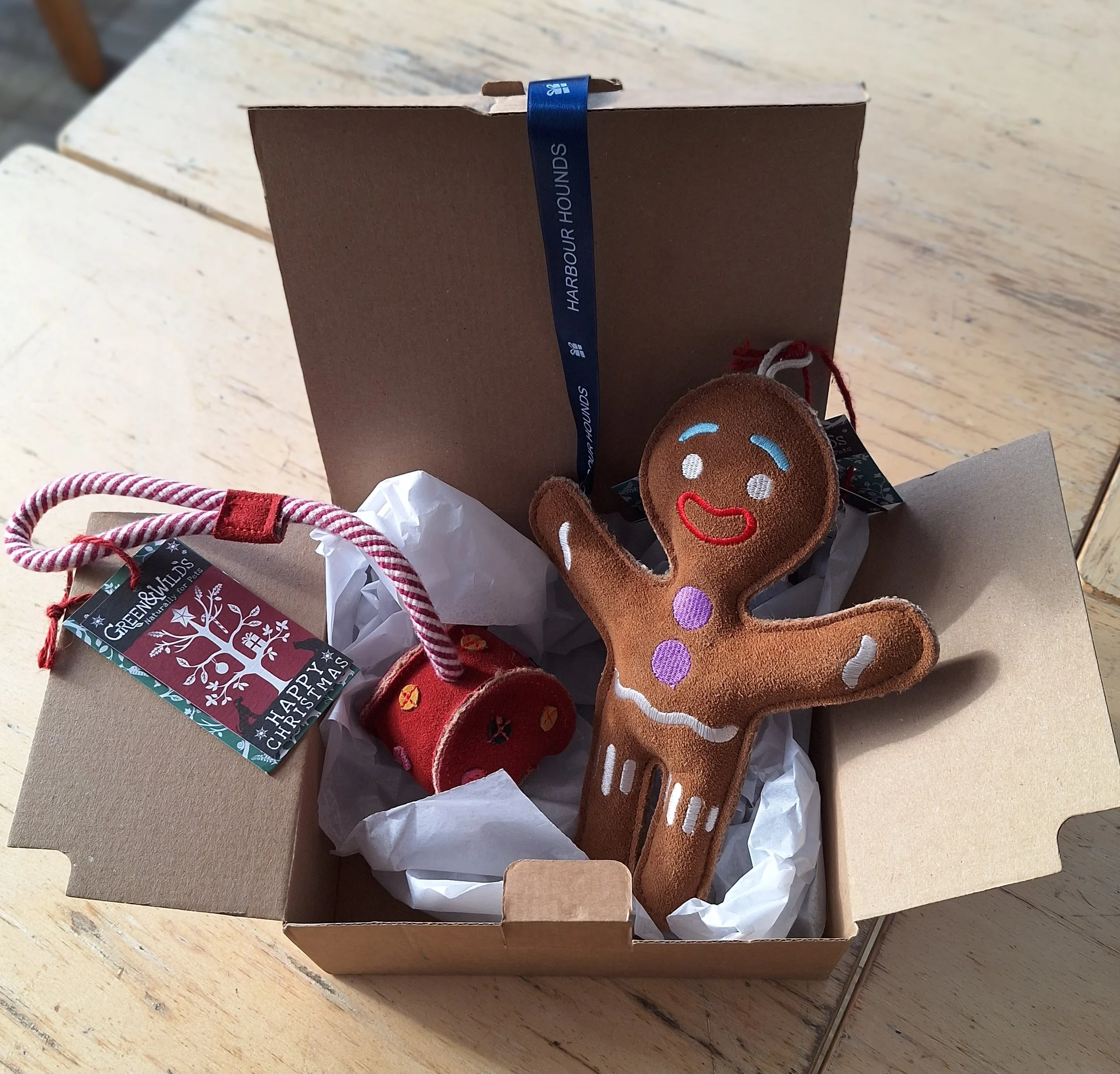 Christmas Dog Toy Box ecofriendly Harbour Hounds