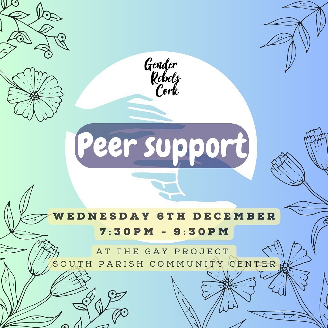 ⭐️ We&rsquo;re back this evening with peer support this time! We switched around Games Night and Peer Support for this month only.

Looking forward to see everyone and to have nice talks with our little community 🏳️&zwj;⚧️💜

@gayprojectirl #transpr
