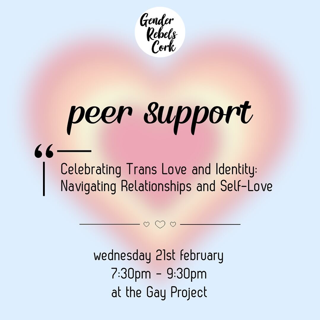 We&rsquo;re gonna be back this Wednesday 21st February from 7:30PM to 9:30PM with another Peer Support session. 🏳️&zwj;⚧️🗣️ 

We&rsquo;re gonna do something a bit different this time and include a theme to reflect on during our session, so people c