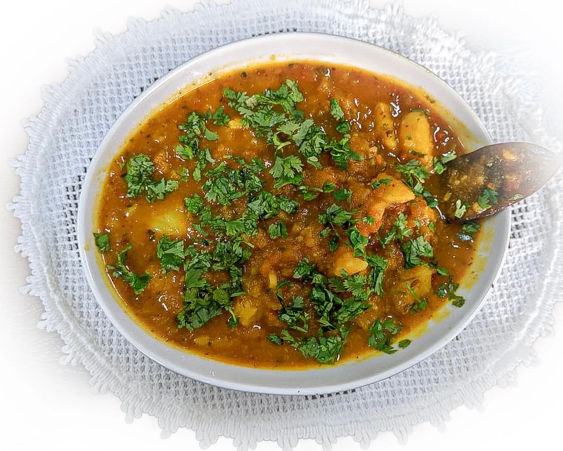Homemade  Aloo Tamatar Sabzi Recipe