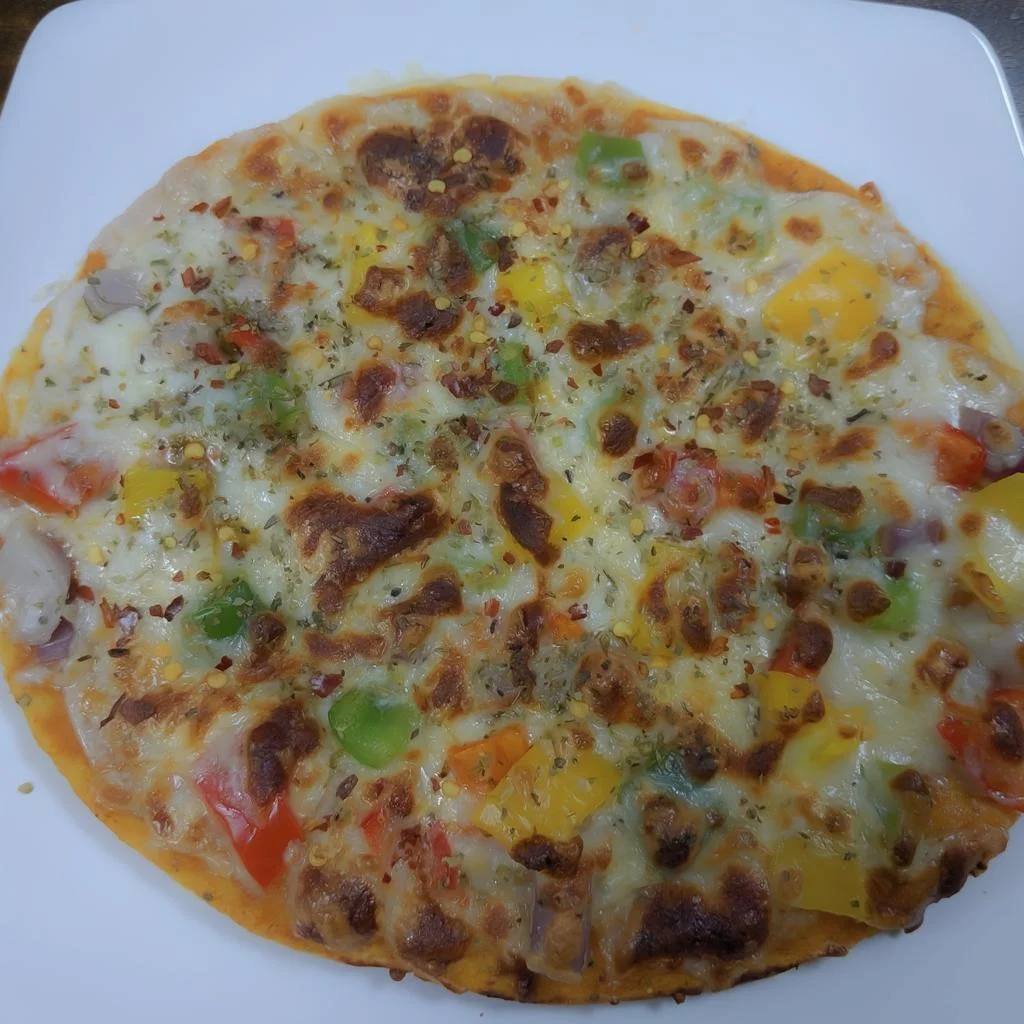  Homemade Veg Pizza  Recipe