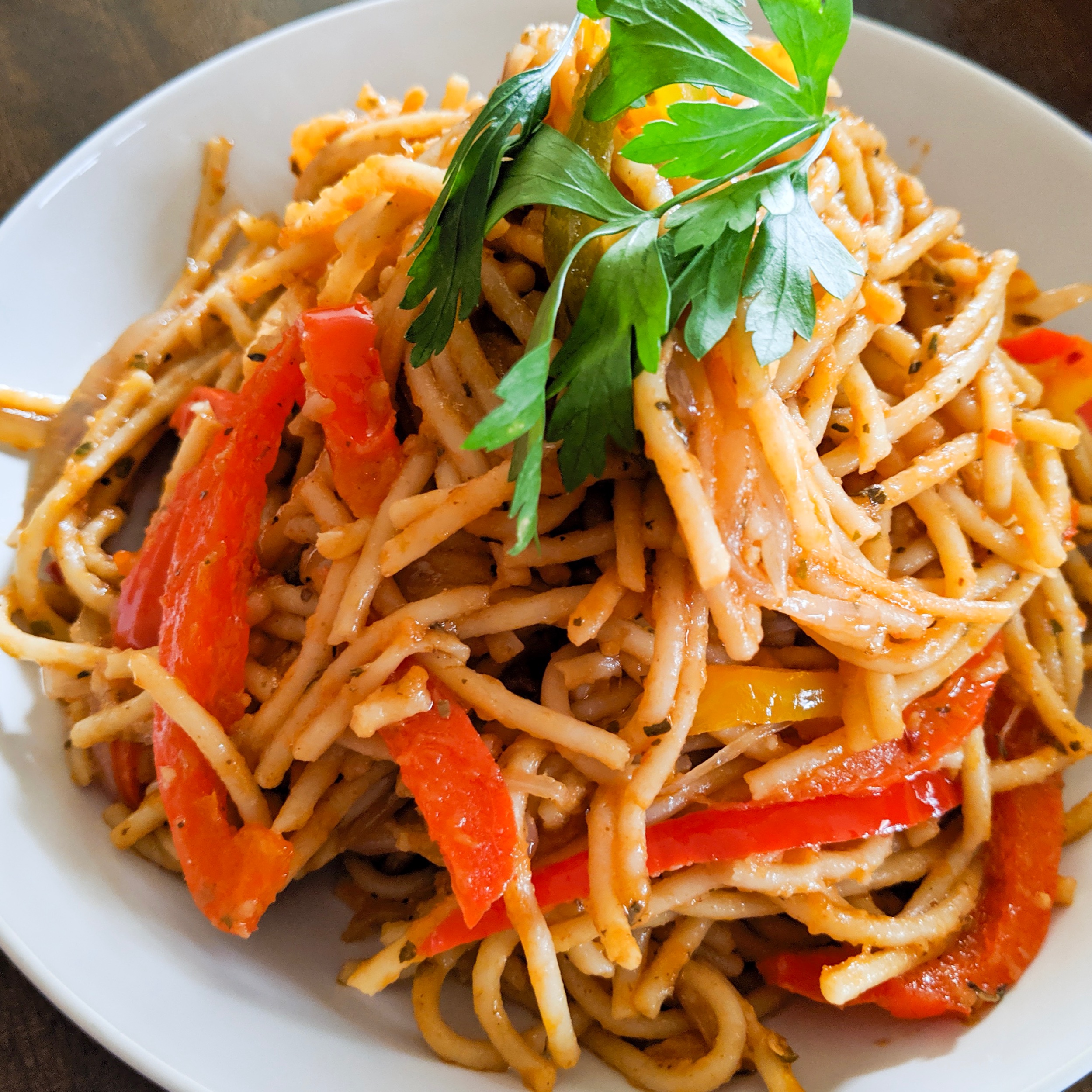 Homemade Spaghetti in Red Sauce Recipe