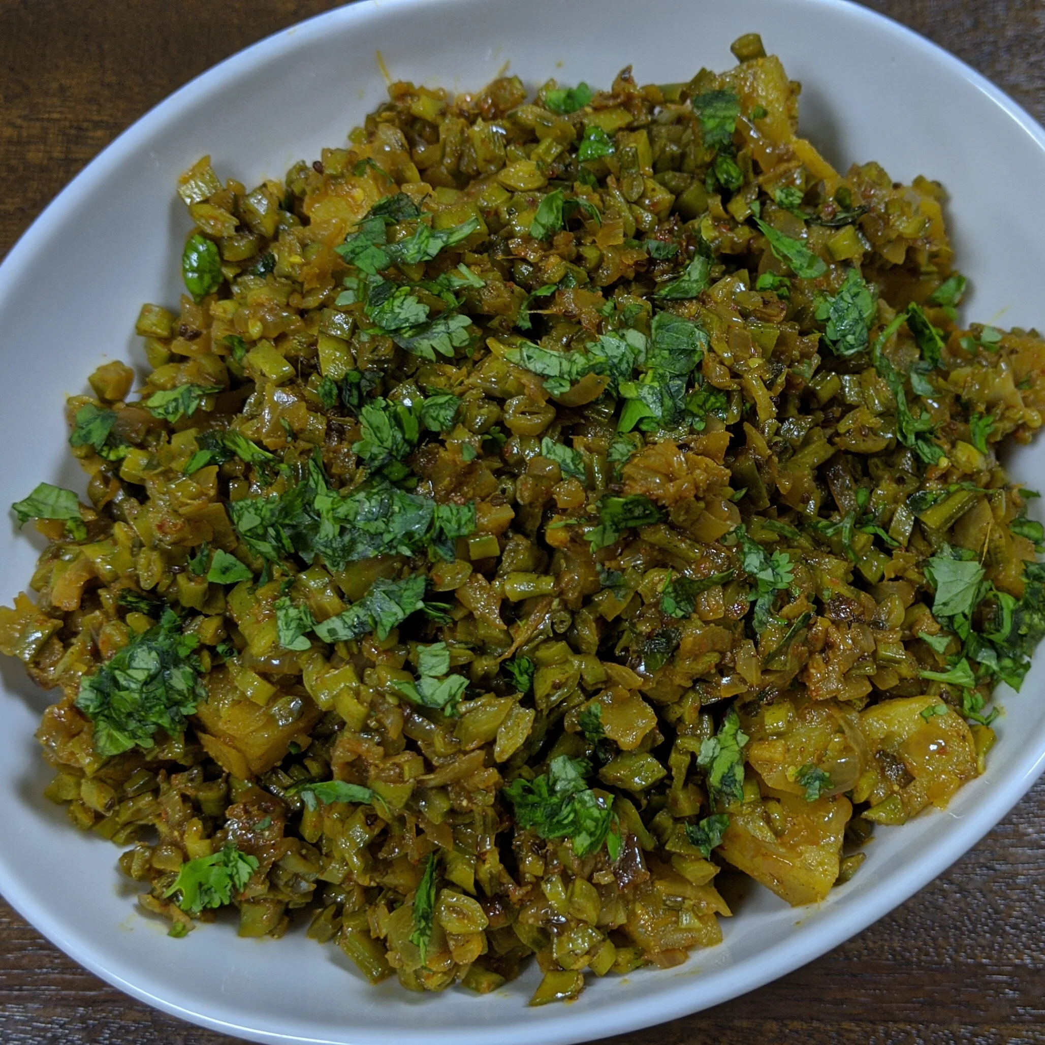 Homemade Cluster Beans ( Gawar) Aloo  Sabzi Recipe