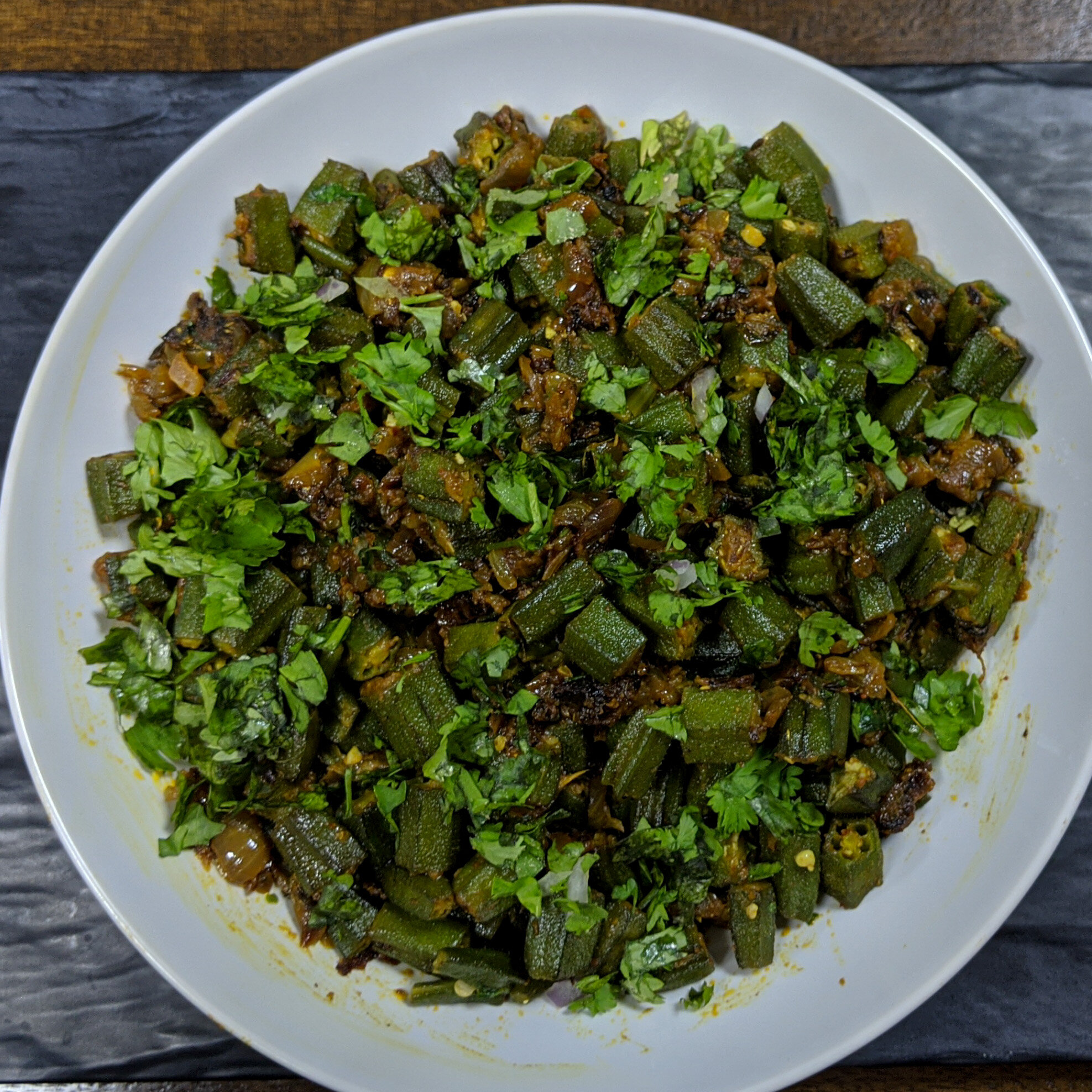 Homemade Okra ( Bhindi) Sabzi Recipe