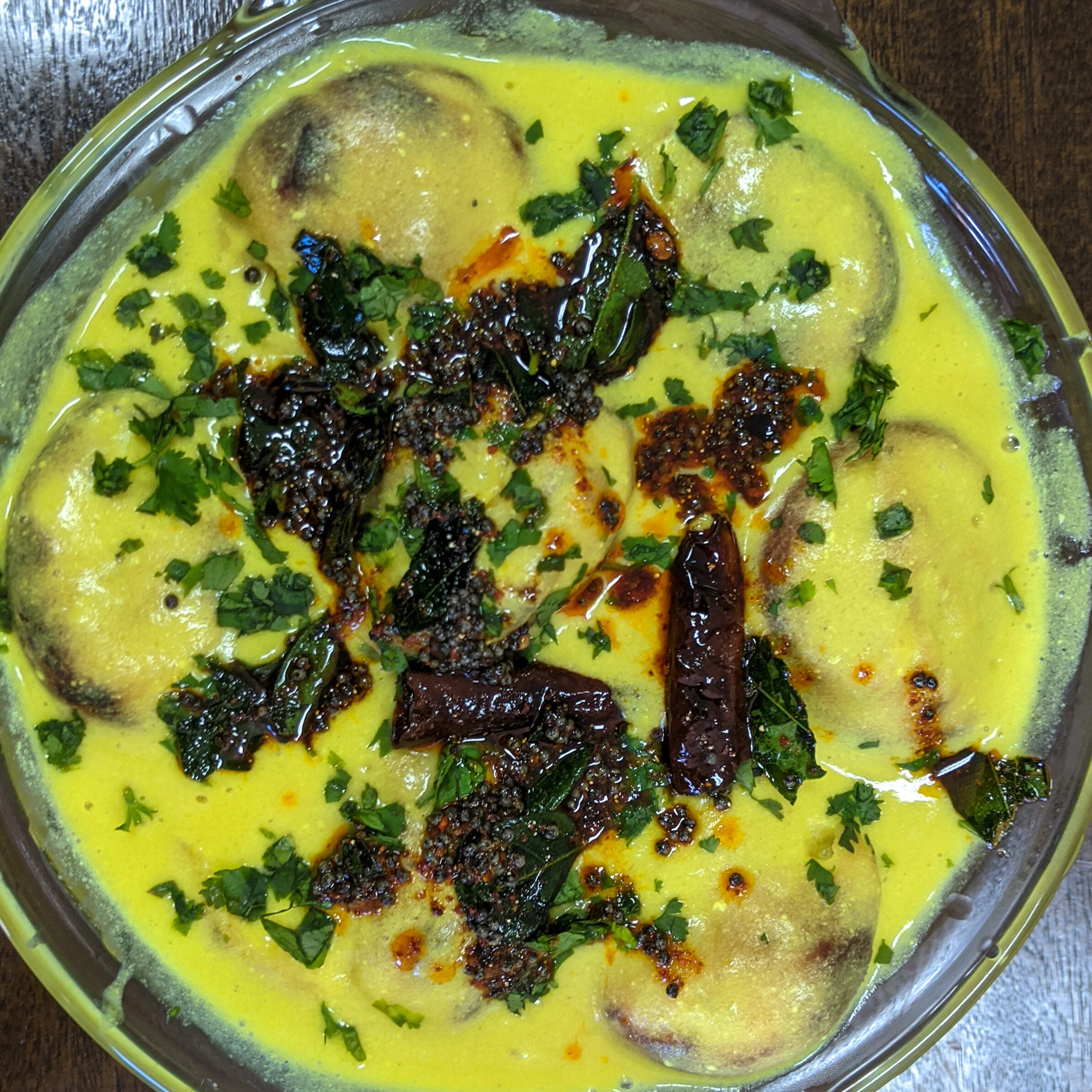 Homemade Punjabi Dahi Kadhi with Pakoras Recipe