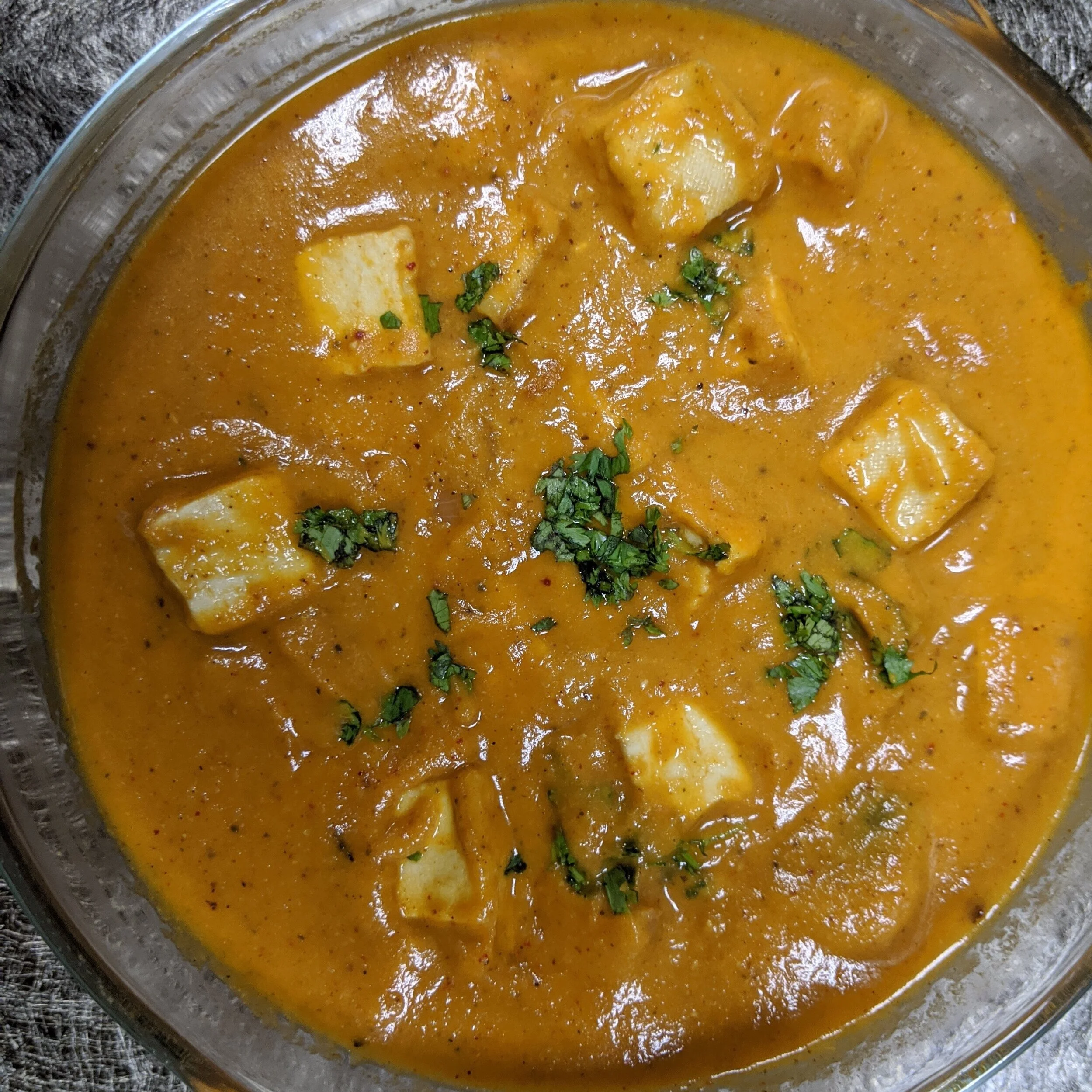 Homemade Vegan Tofu in Cashewnut Gravy Recipe