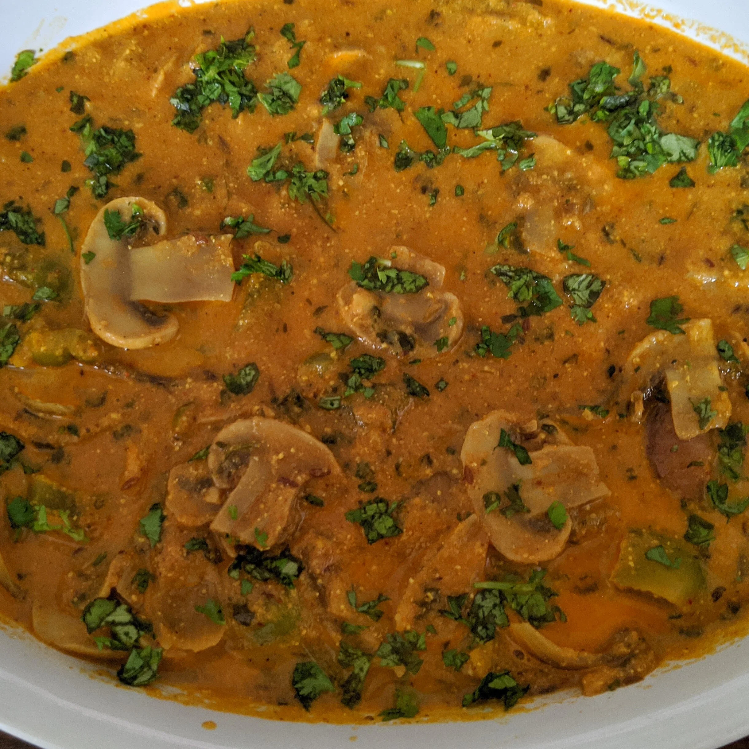 Homemade Kadai Mushroom Recipe