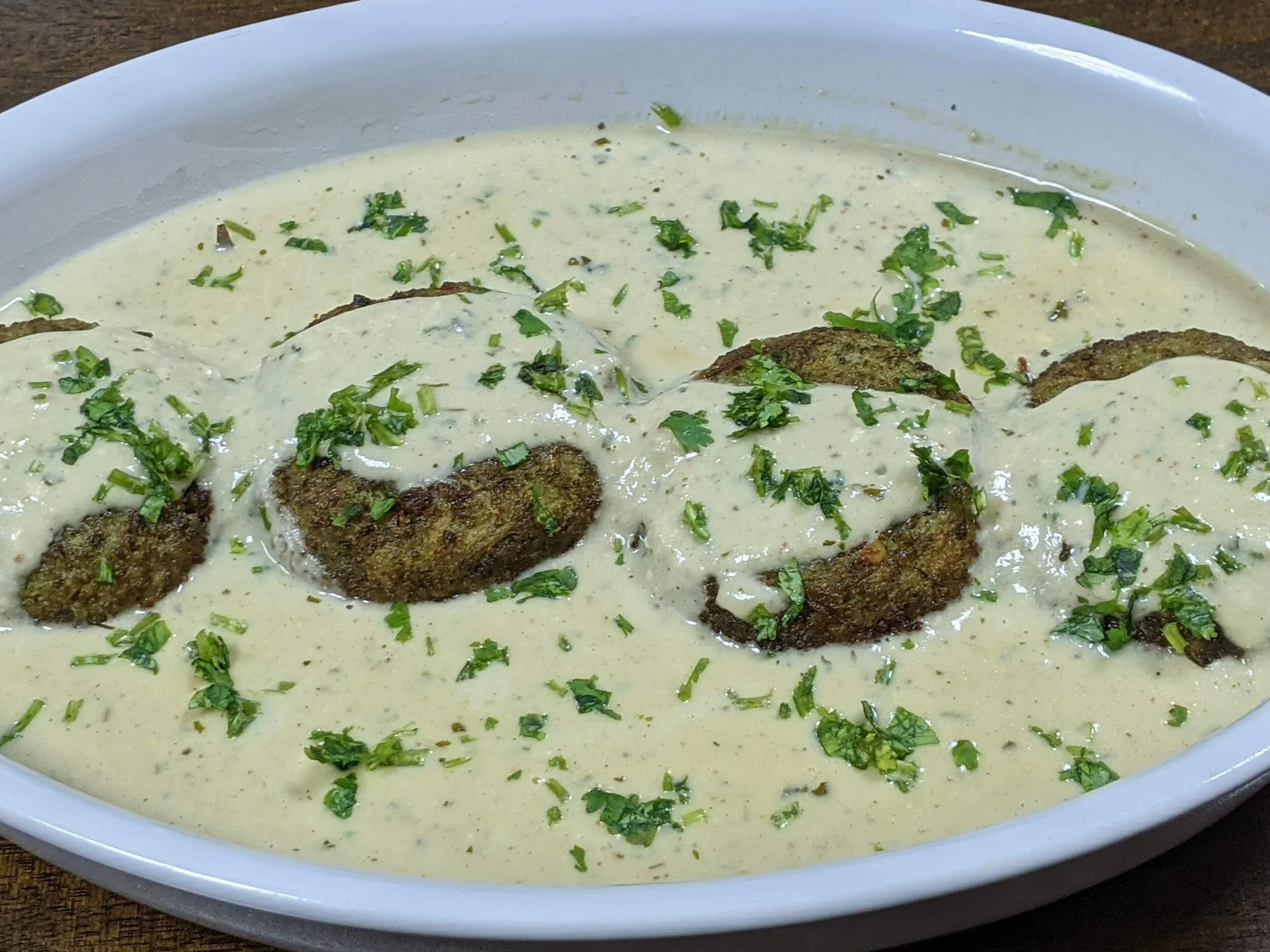 Homemade Broccoli Kofta in White Gravy Recipe