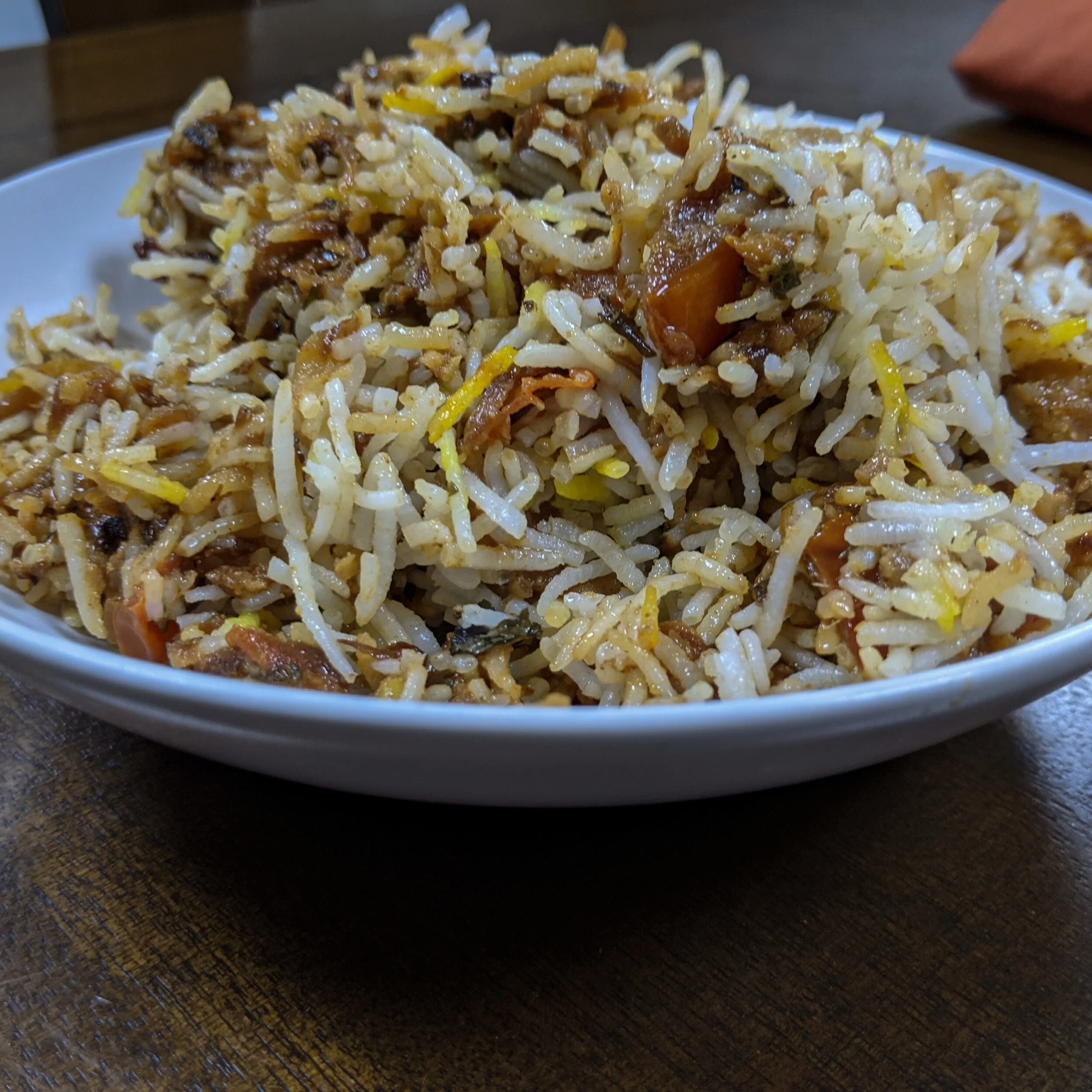 Homemade Soya Chaap Biryani Recipe
