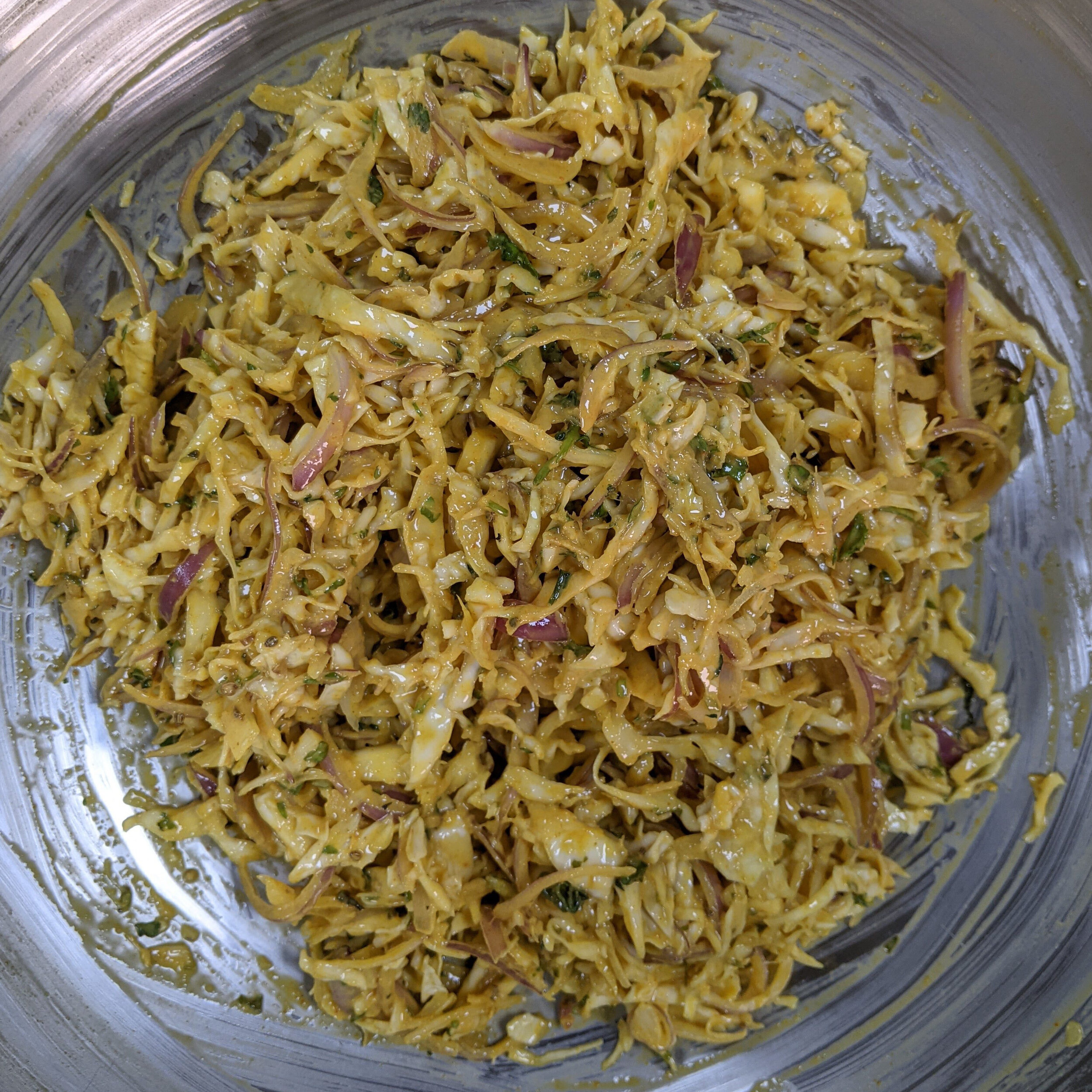 Homemade Cabbage and Onion Fritters Recipe — Chhaya's Food