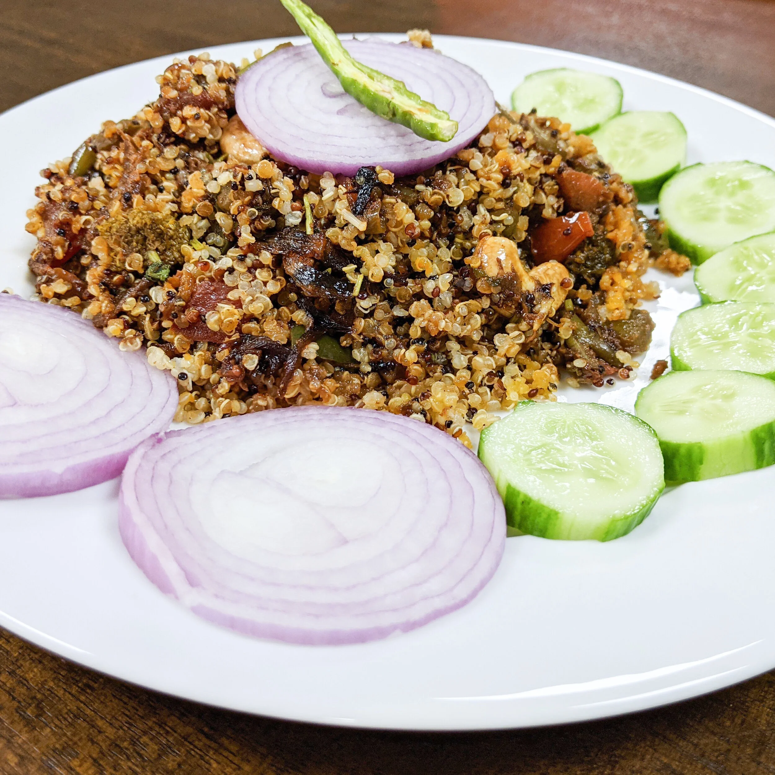 Homemade Quinoa Vegetable Biryani Recipe
