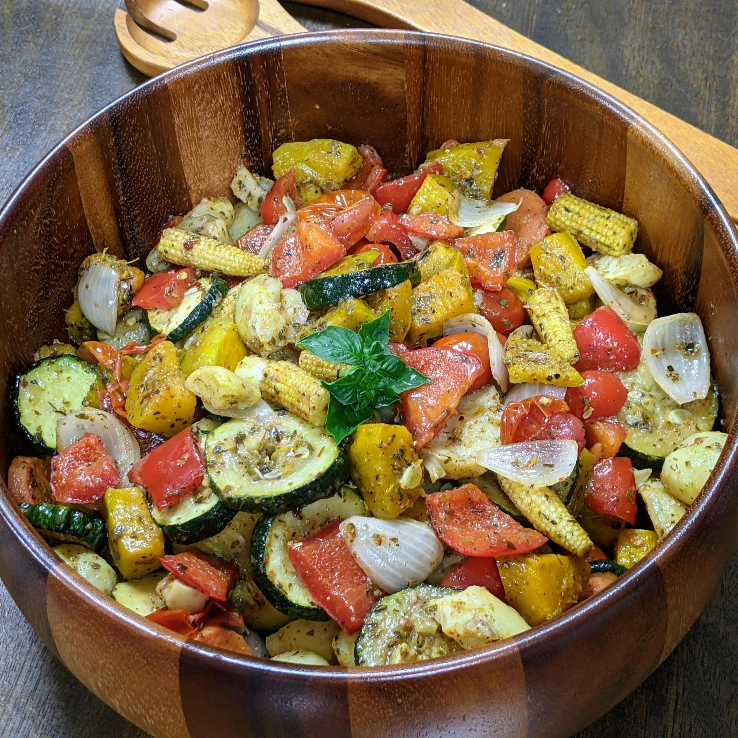 Homemade Roasted Vegetable Salad Recipe