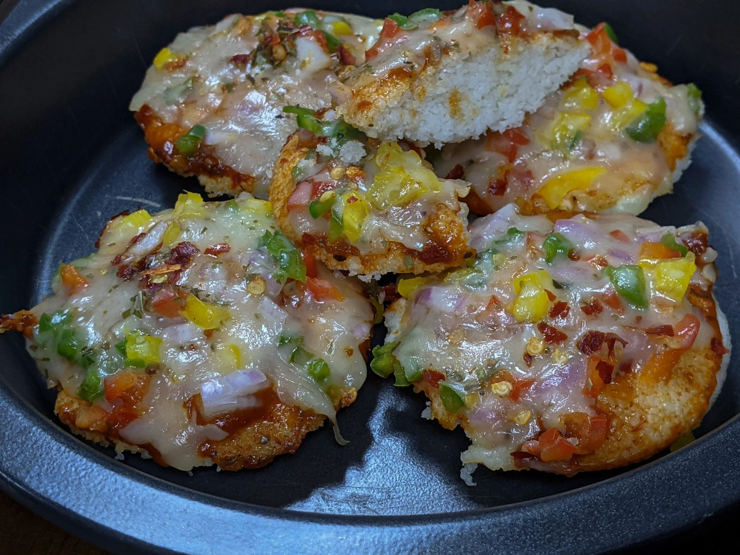 Homemade Idli Pizza Recipe