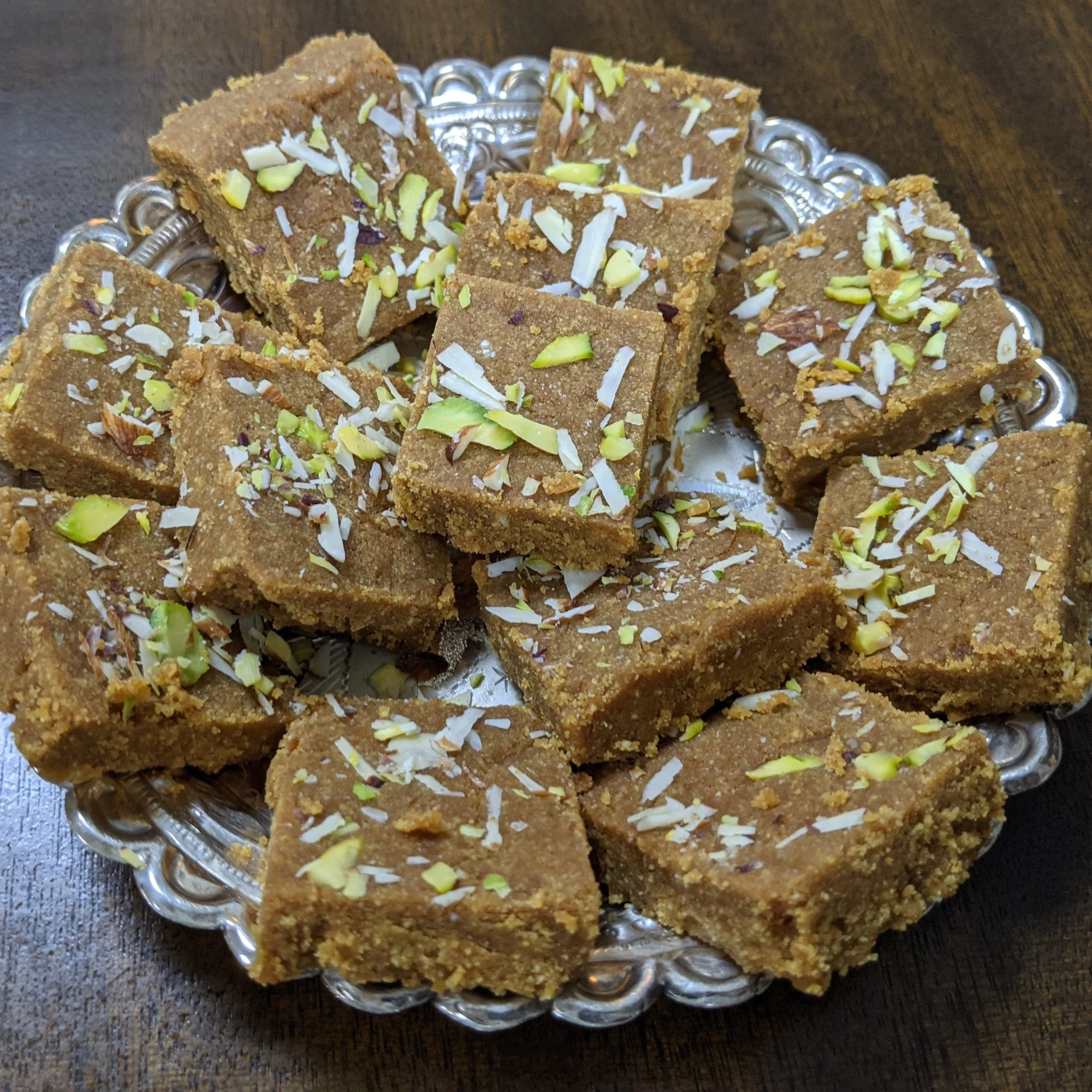 Homemade Besan Barfi Recipe