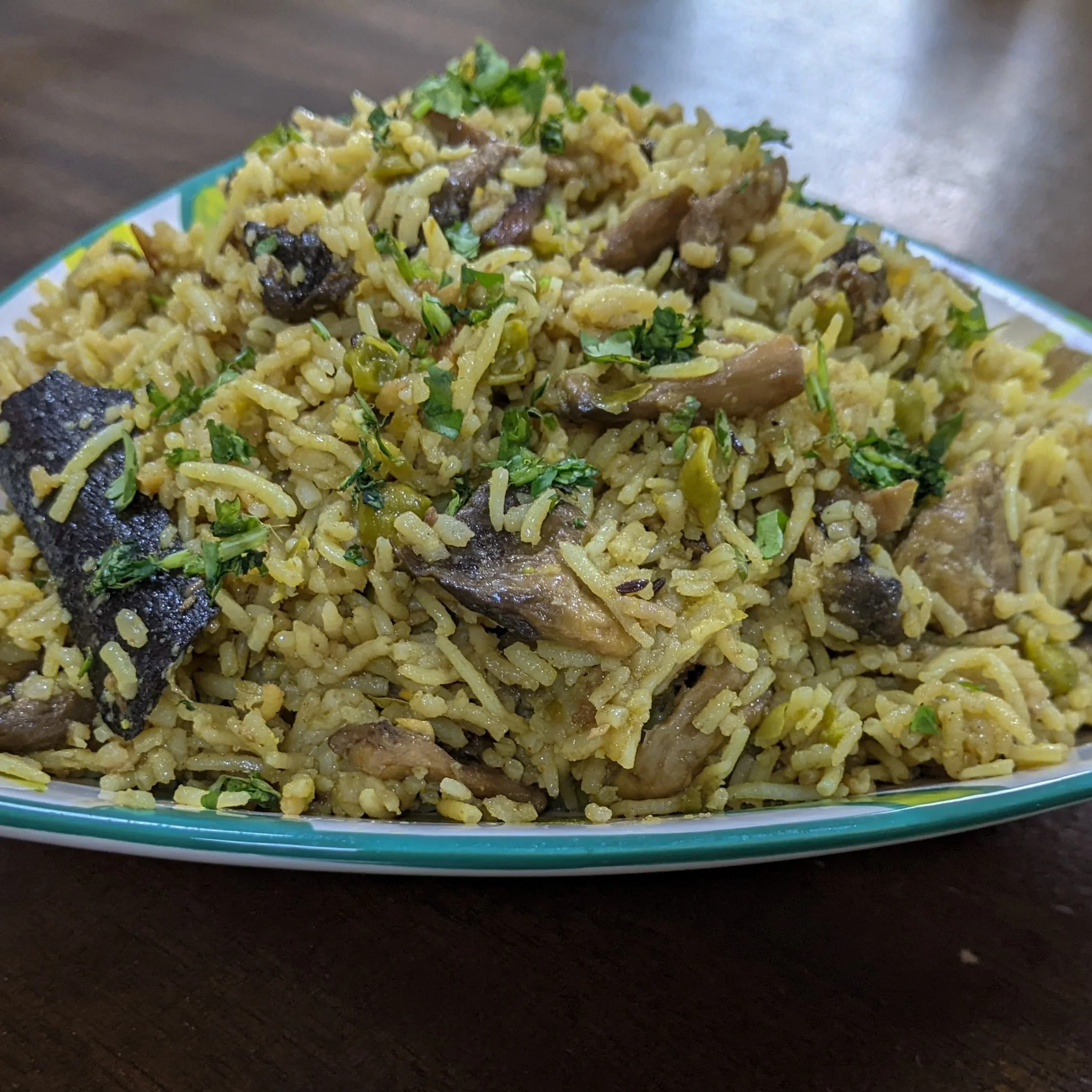 Homemade Mushroom Pulao Recipe — Chhaya's Food