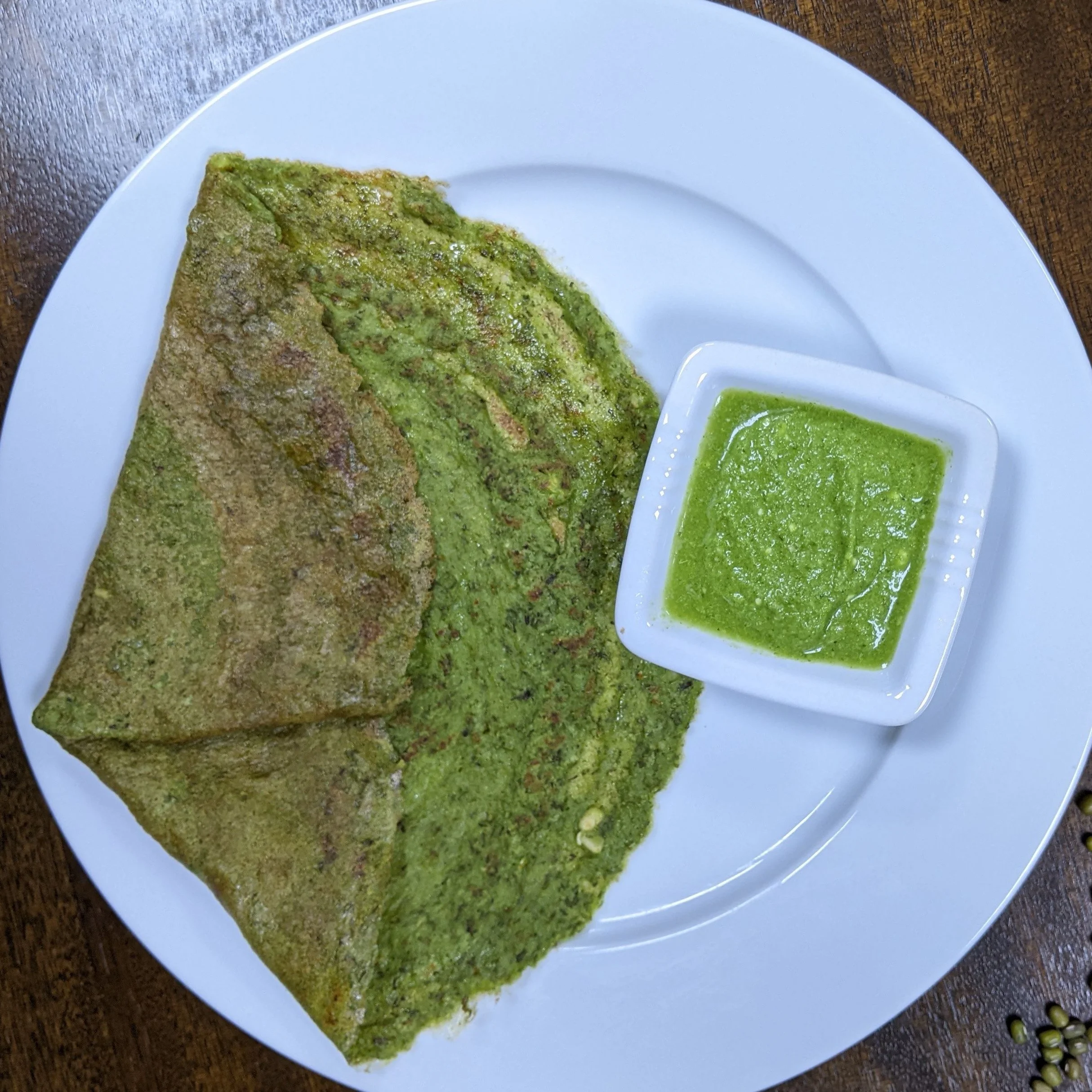 Homemade Sprouted Moong Dosa Recipe