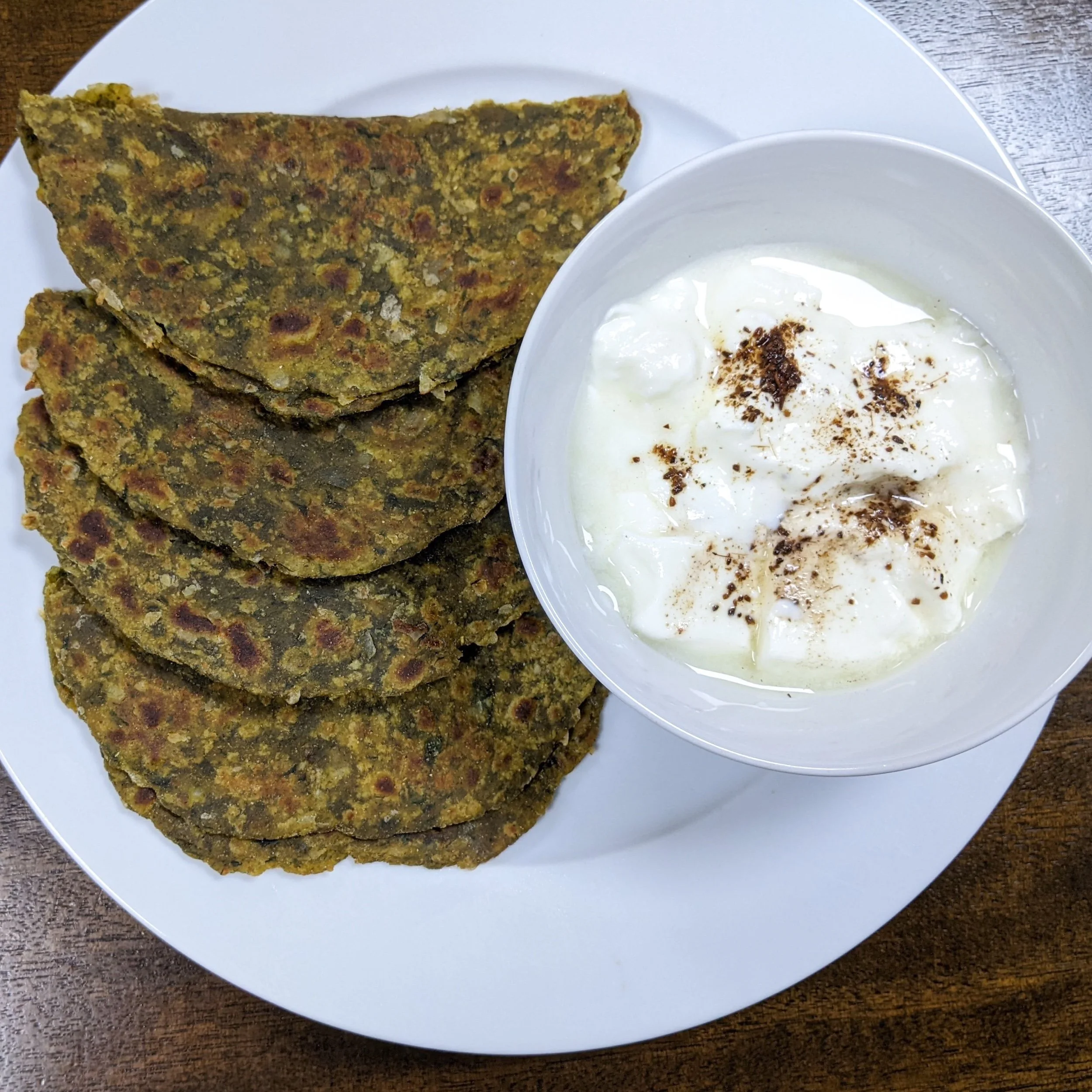 Homemade Palak Paratha Recipe