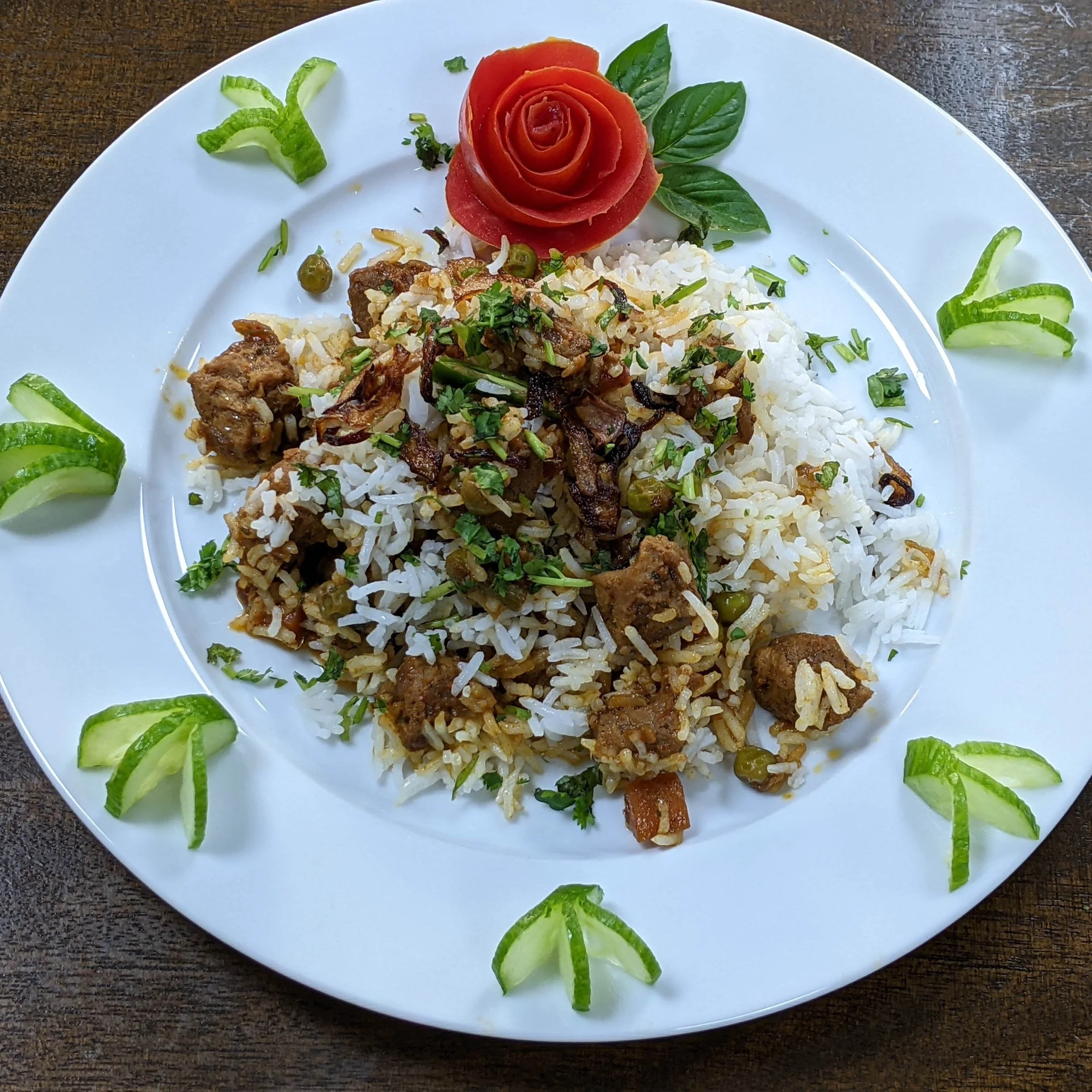 Homemade Veg Soya  Biryani Recipe