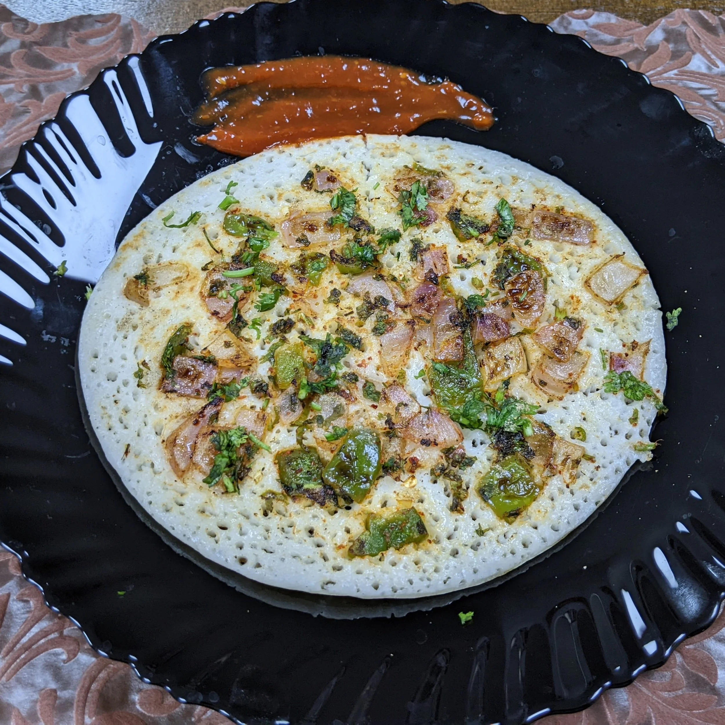 Homemade Onion Uttapam Recipe — Chhaya's Food