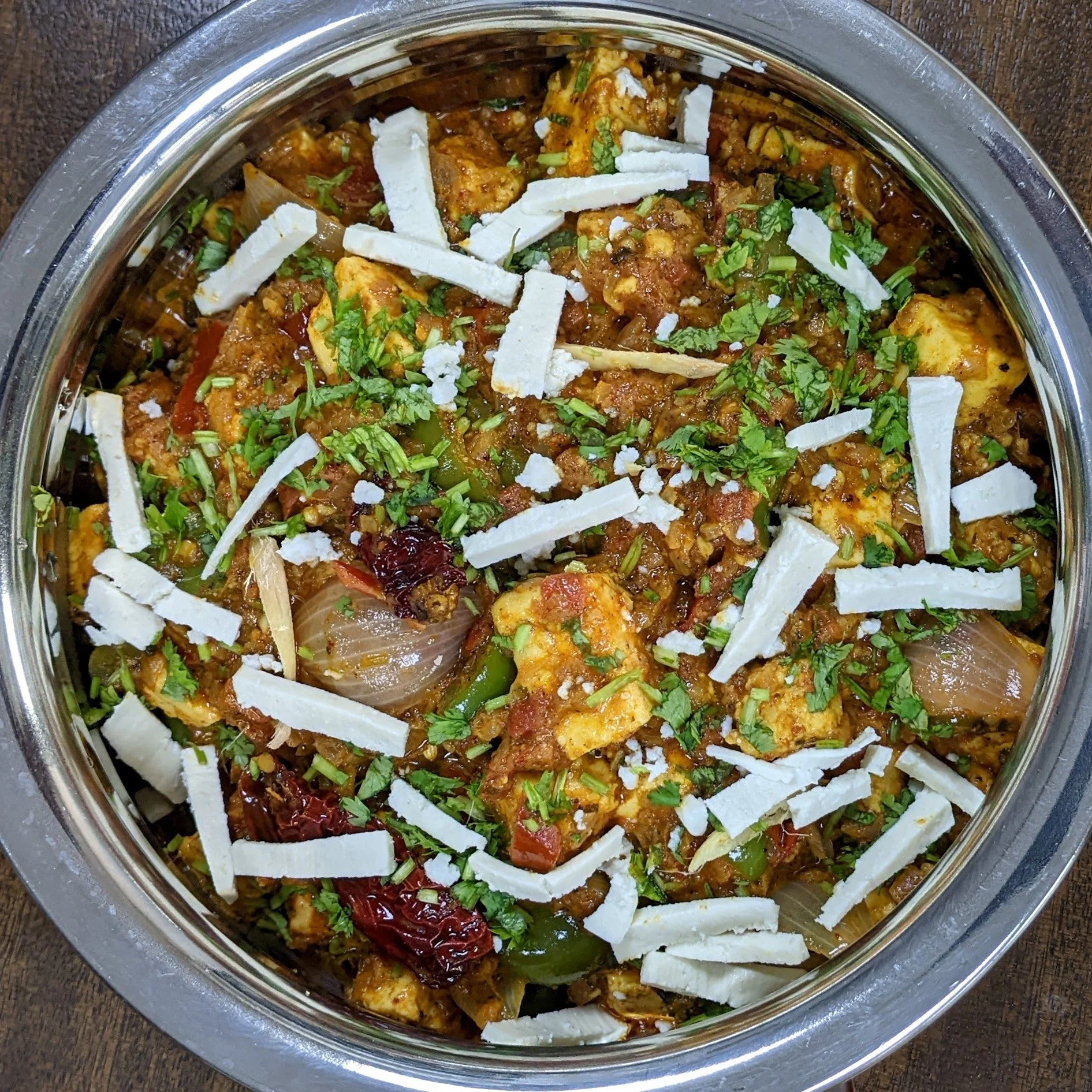 Homemade Kadai Paneer Recipe