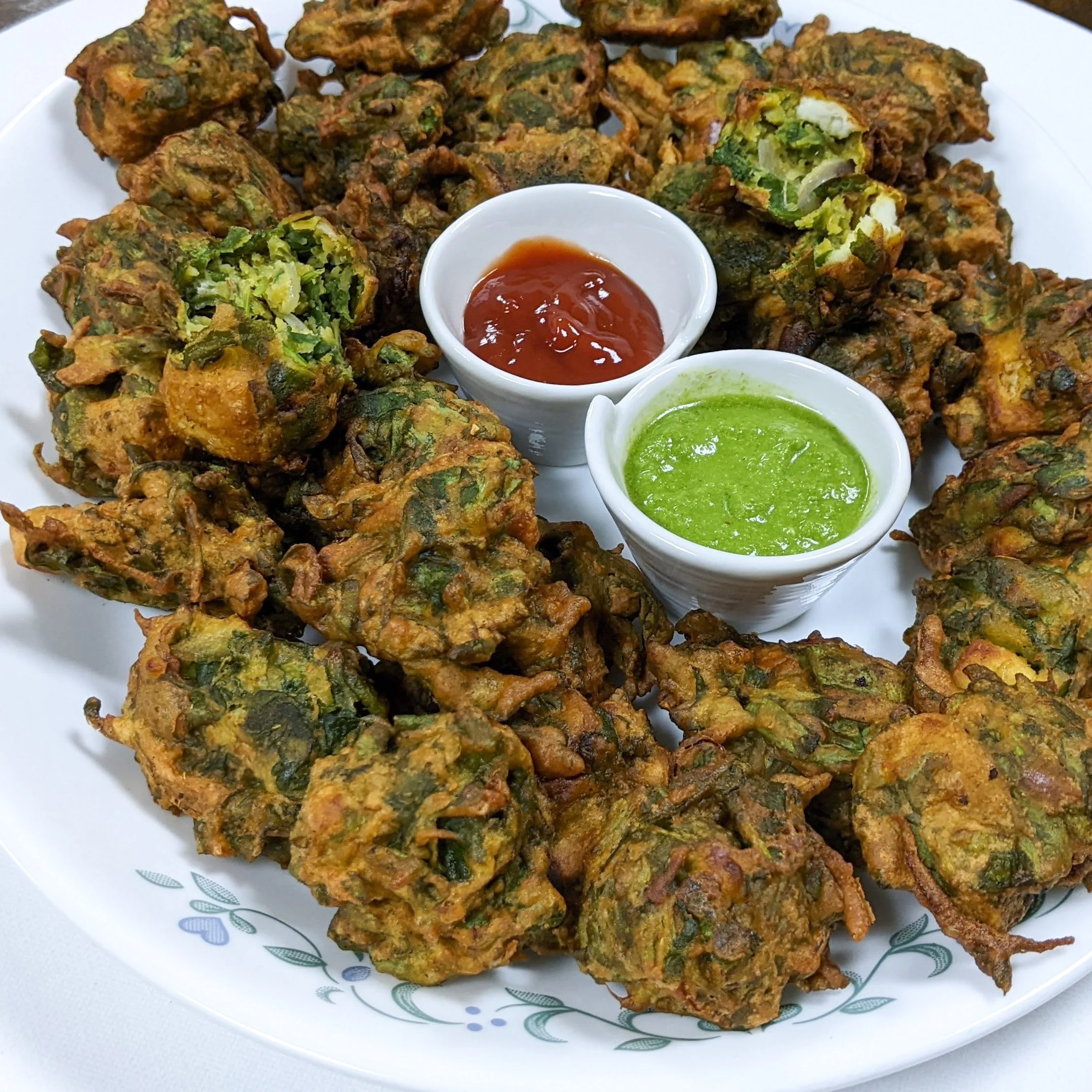 Homemade Palak Paneer Pakora Recipe