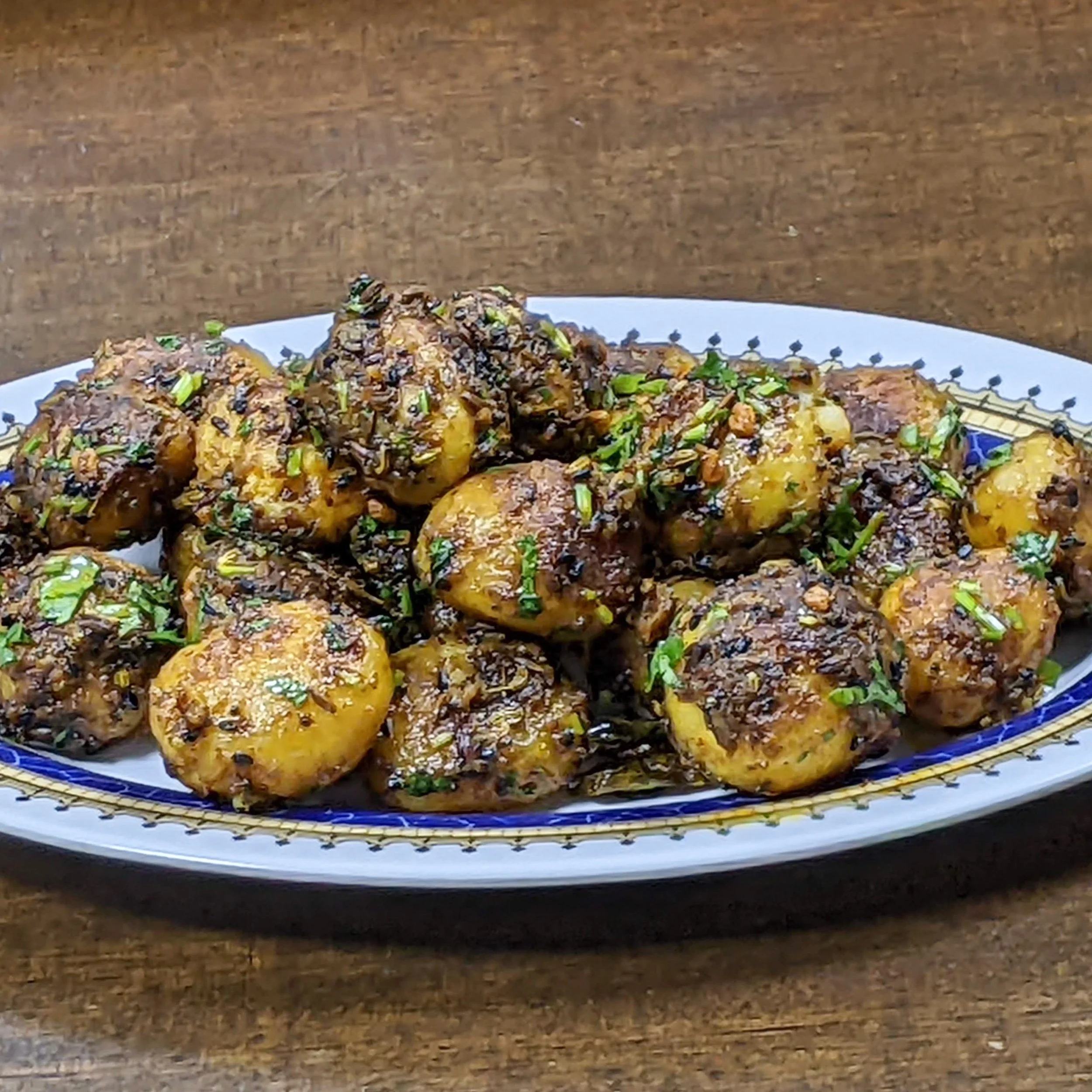 Homemade Achari Baby Aloo Recipe