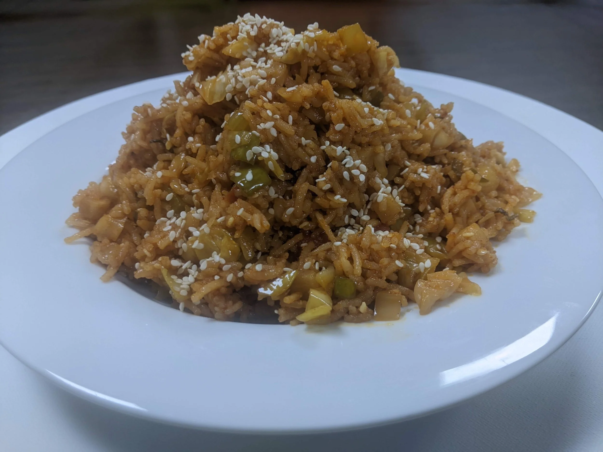 Homemade Korean Veg Fried Rice Recipe