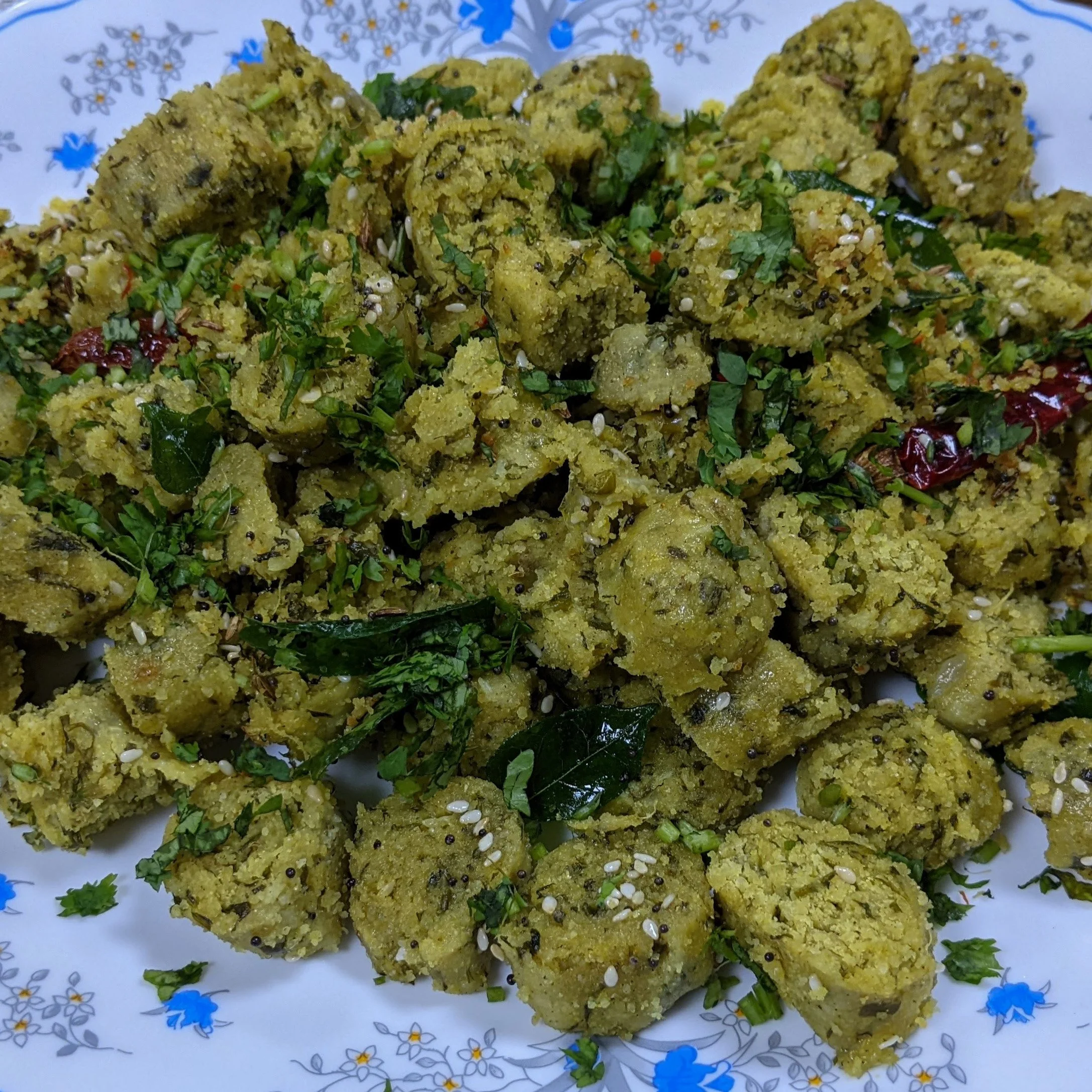 Homemade Bajra Methi  Muthiya Recipe